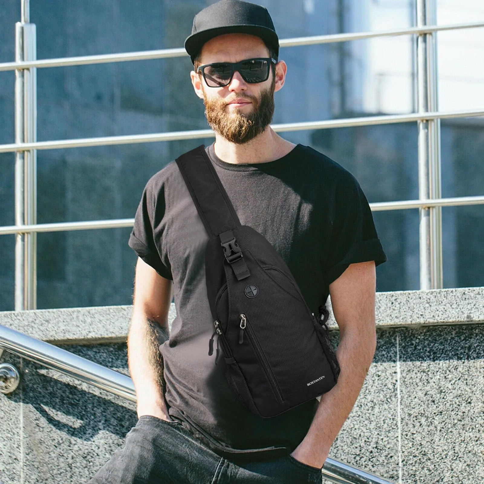 Nova Sling Bag with Cell Phone Security Organizer - Image 30