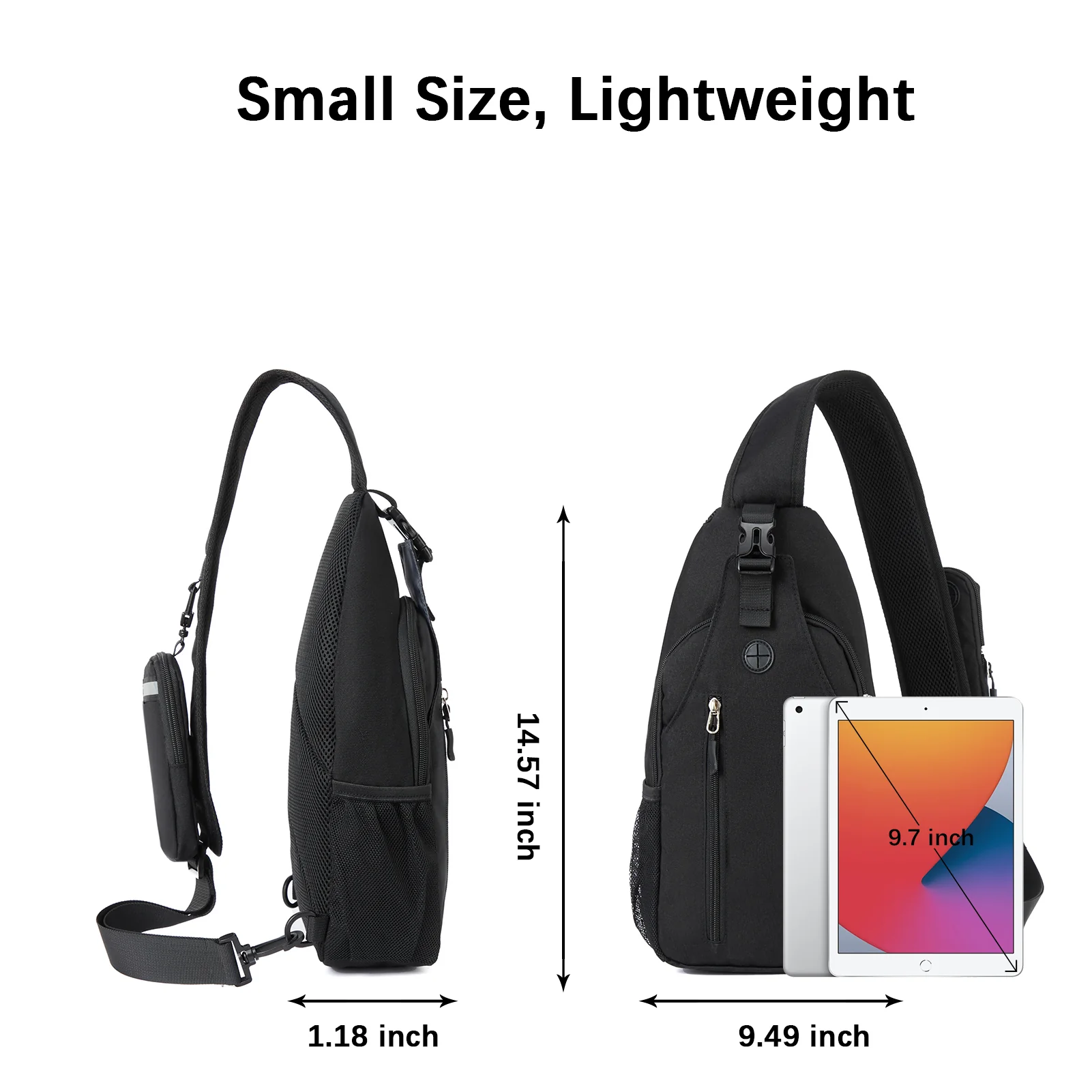 Nova Sling Bag with Cell Phone Security Organizer - Image 31