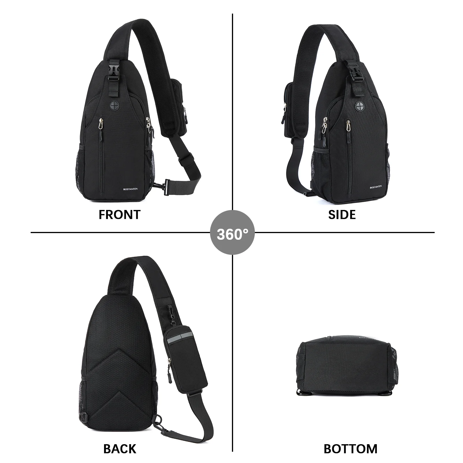 Nova Sling Bag with Cell Phone Security Organizer - Image 34