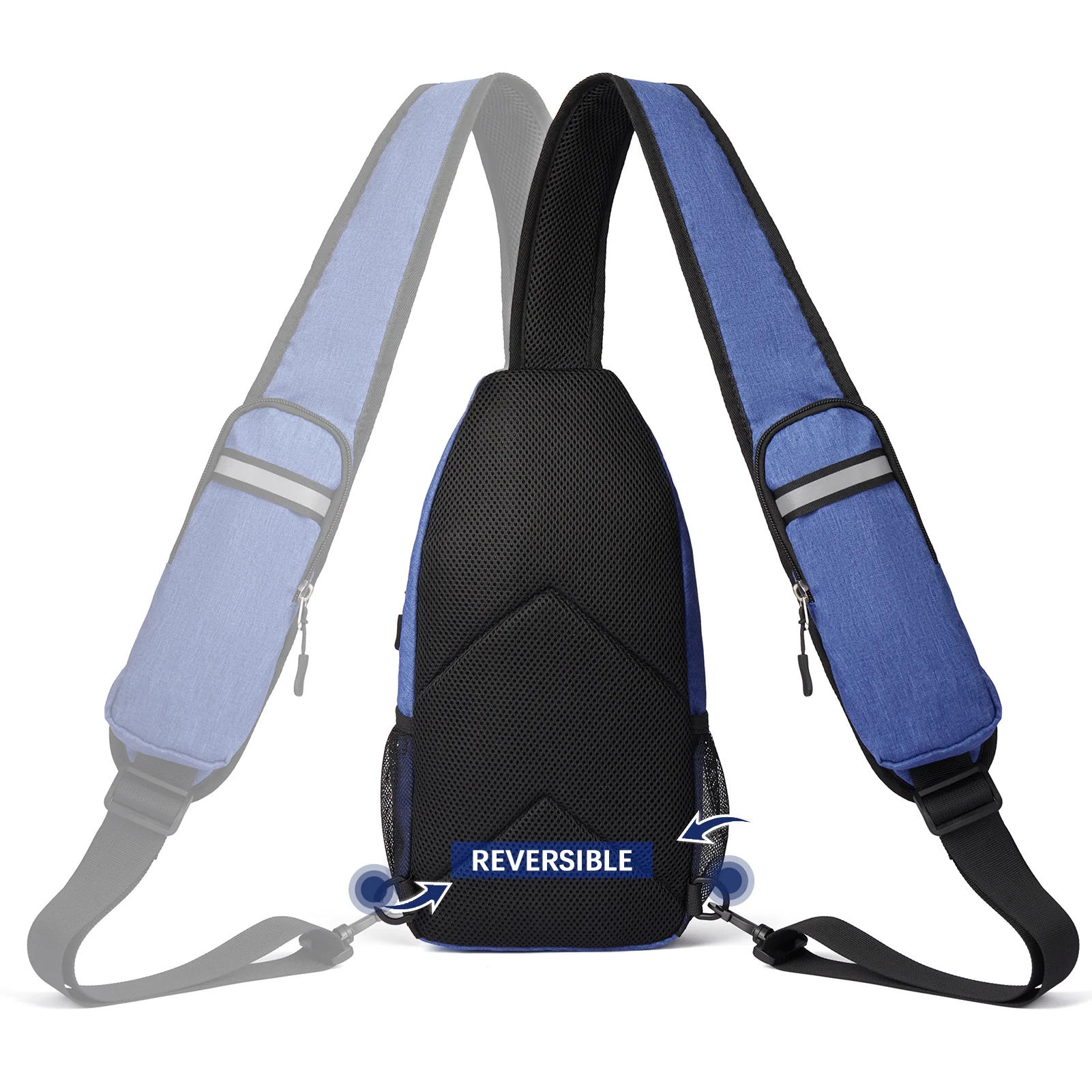 Nova Sling Bag with Cell Phone Security Organizer - Image 46
