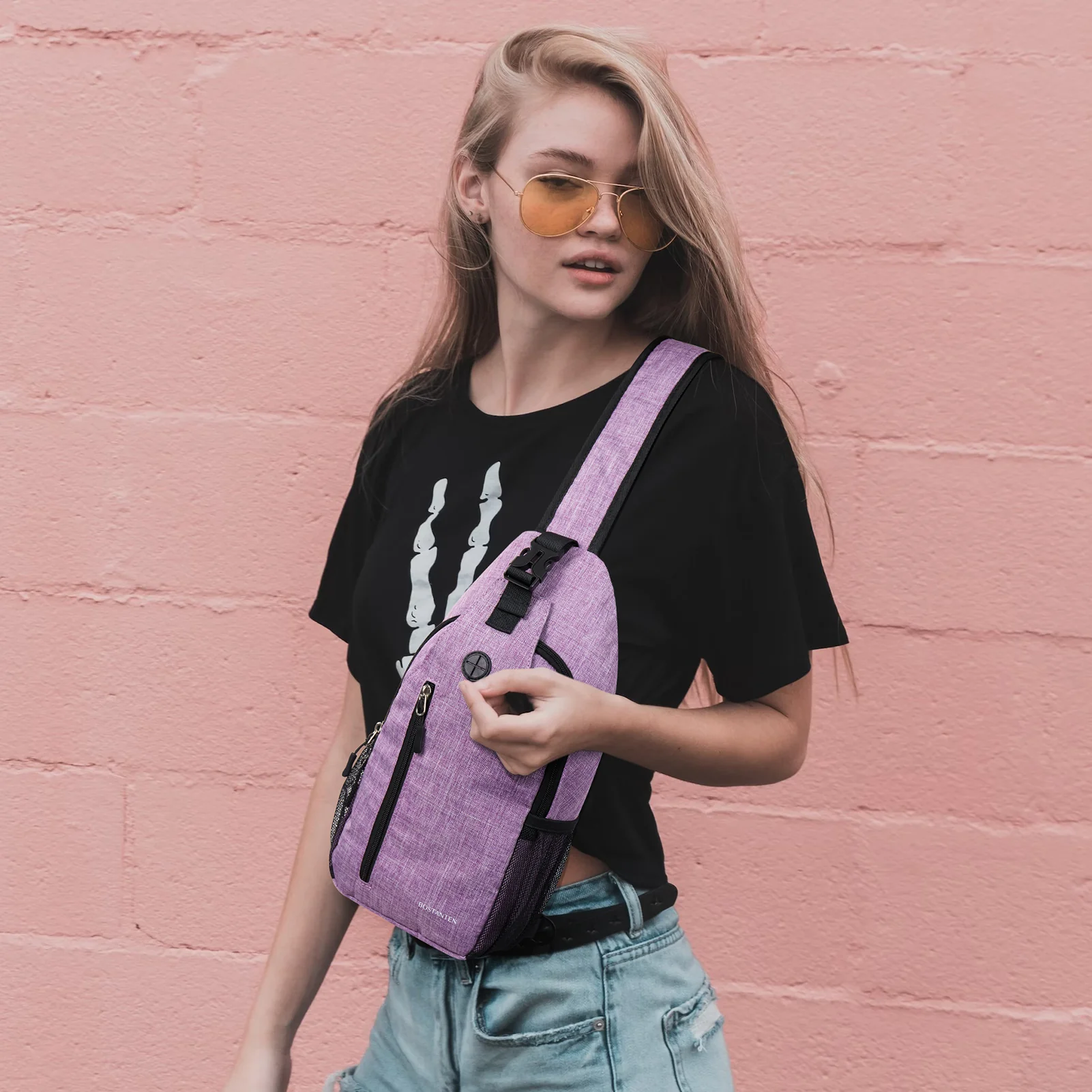 Nova Sling Bag with Cell Phone Security Organizer - Image 48