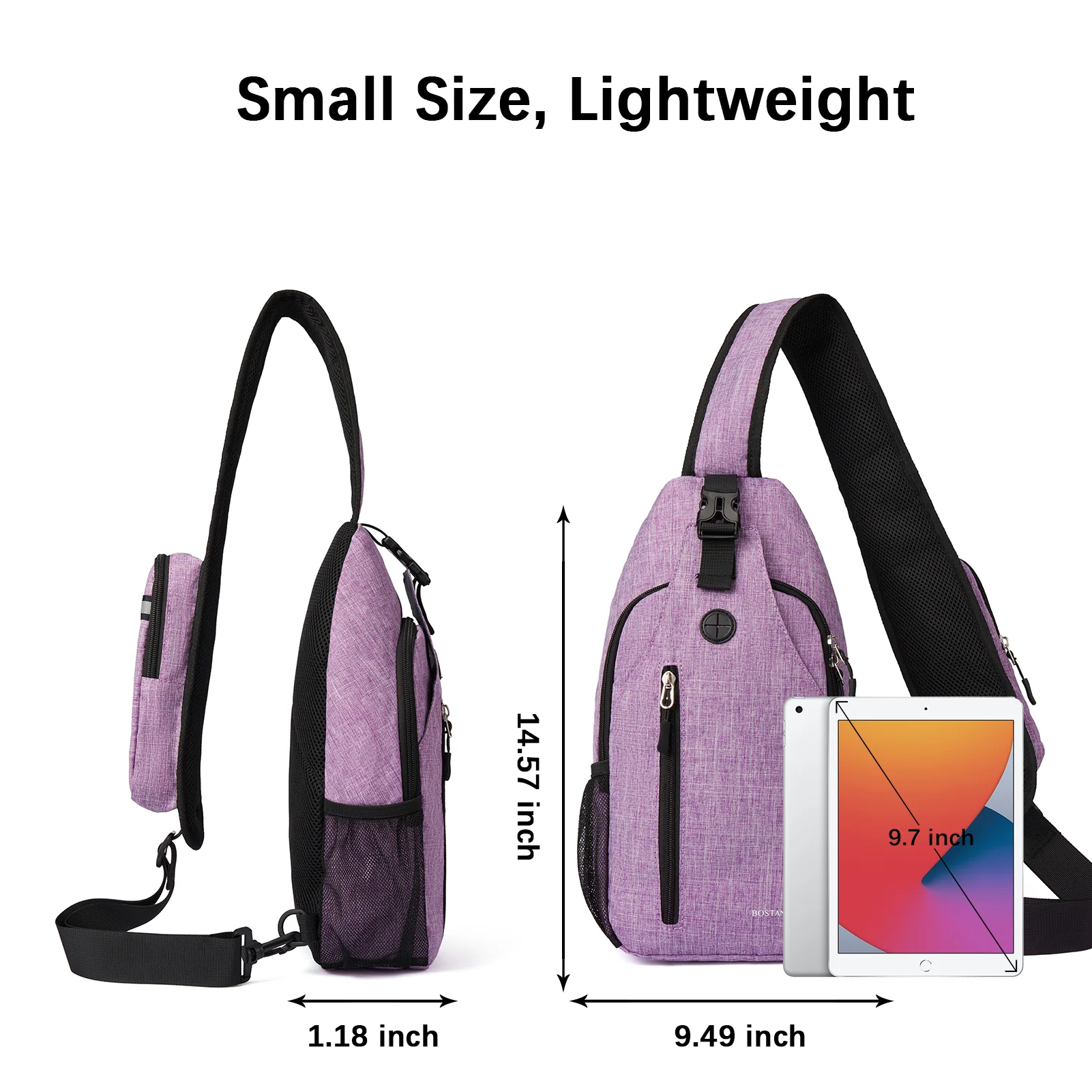 Nova Sling Bag with Cell Phone Security Organizer - Image 49