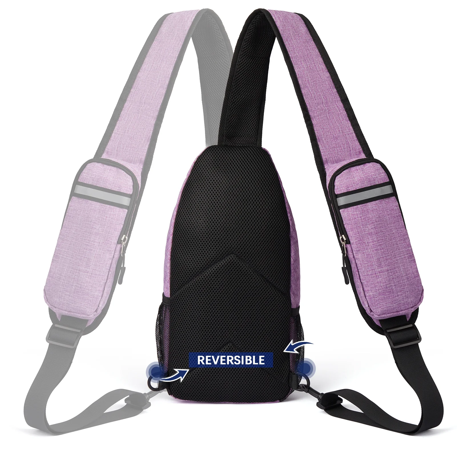 Nova Sling Bag with Cell Phone Security Organizer - Image 54