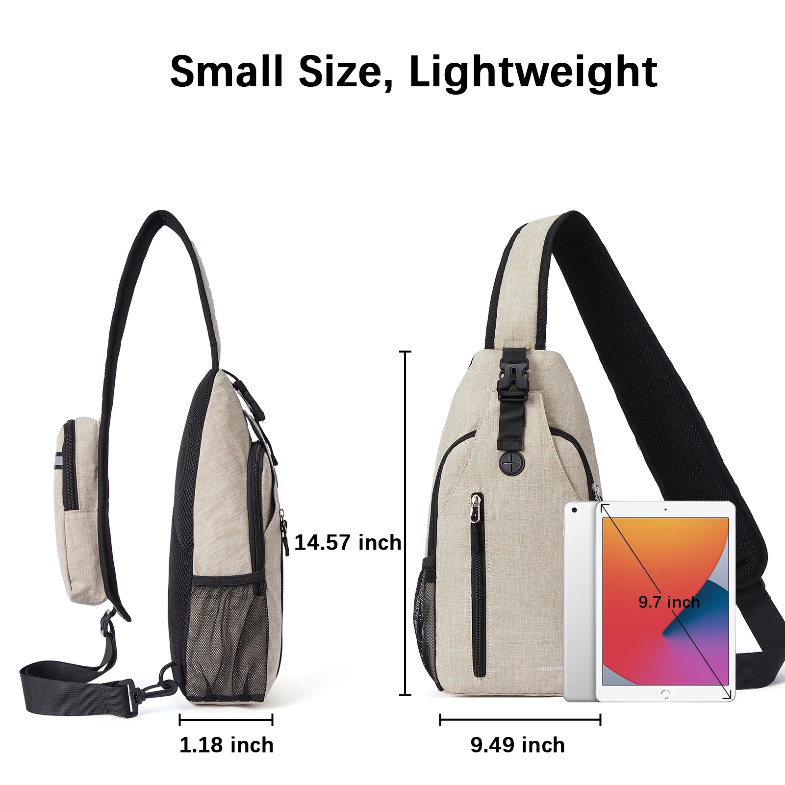 Nova Sling Bag with Cell Phone Security Organizer - Image 7
