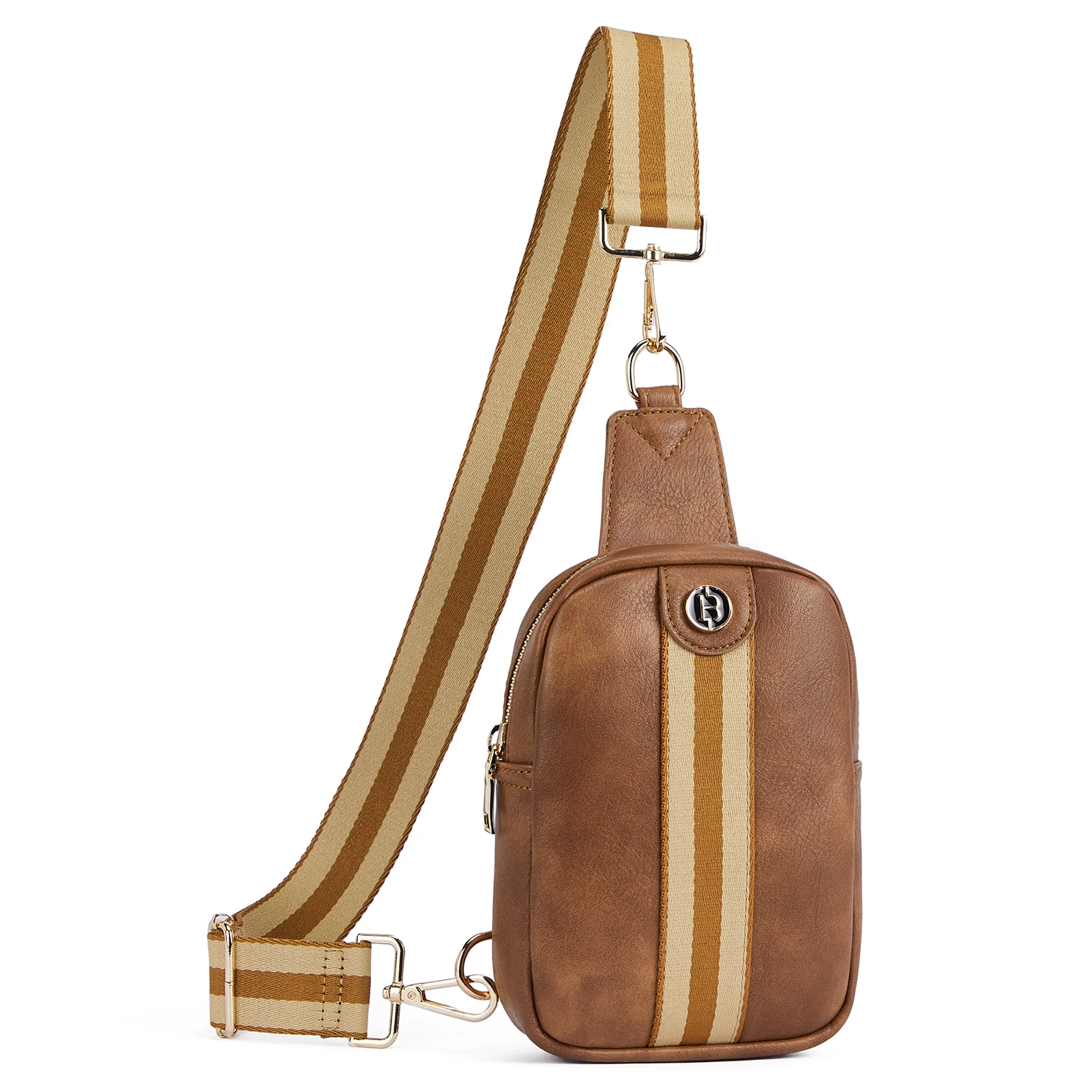 Aurora Removable Patchwork Color Guitar Strap Sling Bag - Image 10