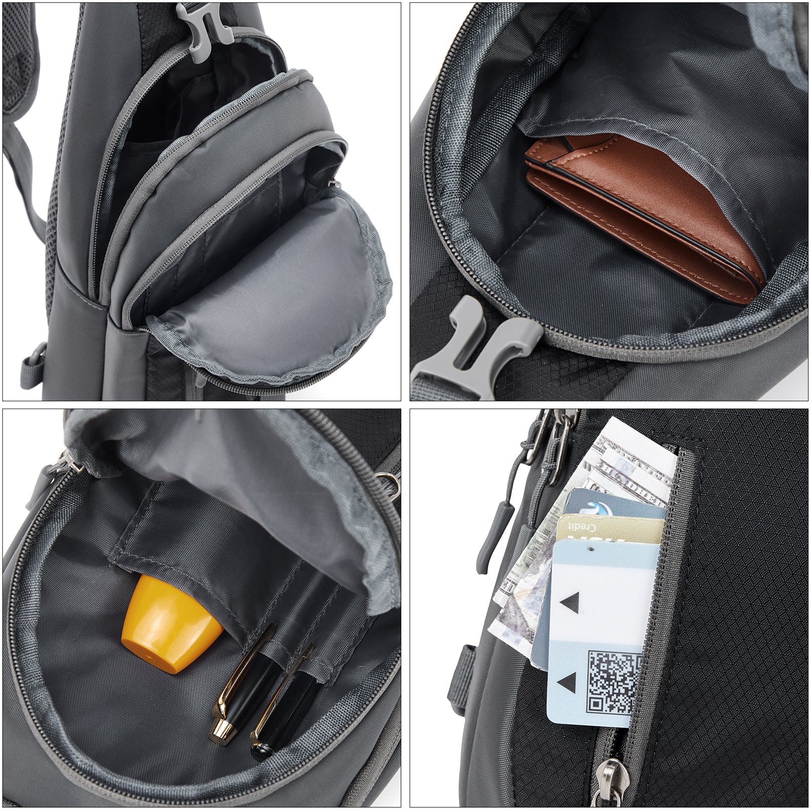 Nova Multi Pocket Hiking Chest Bag - Image 12