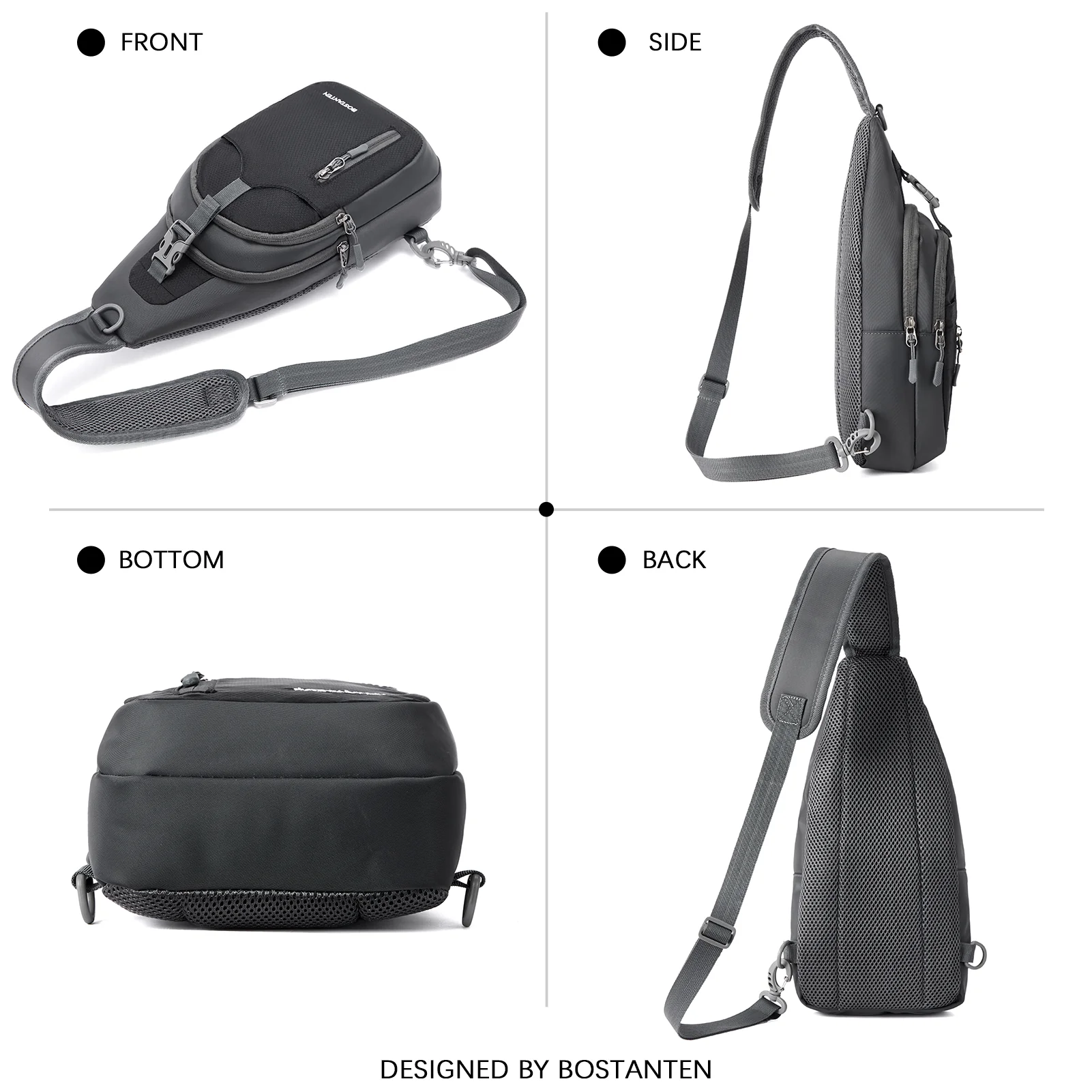 Nova Multi Pocket Hiking Chest Bag - Image 13
