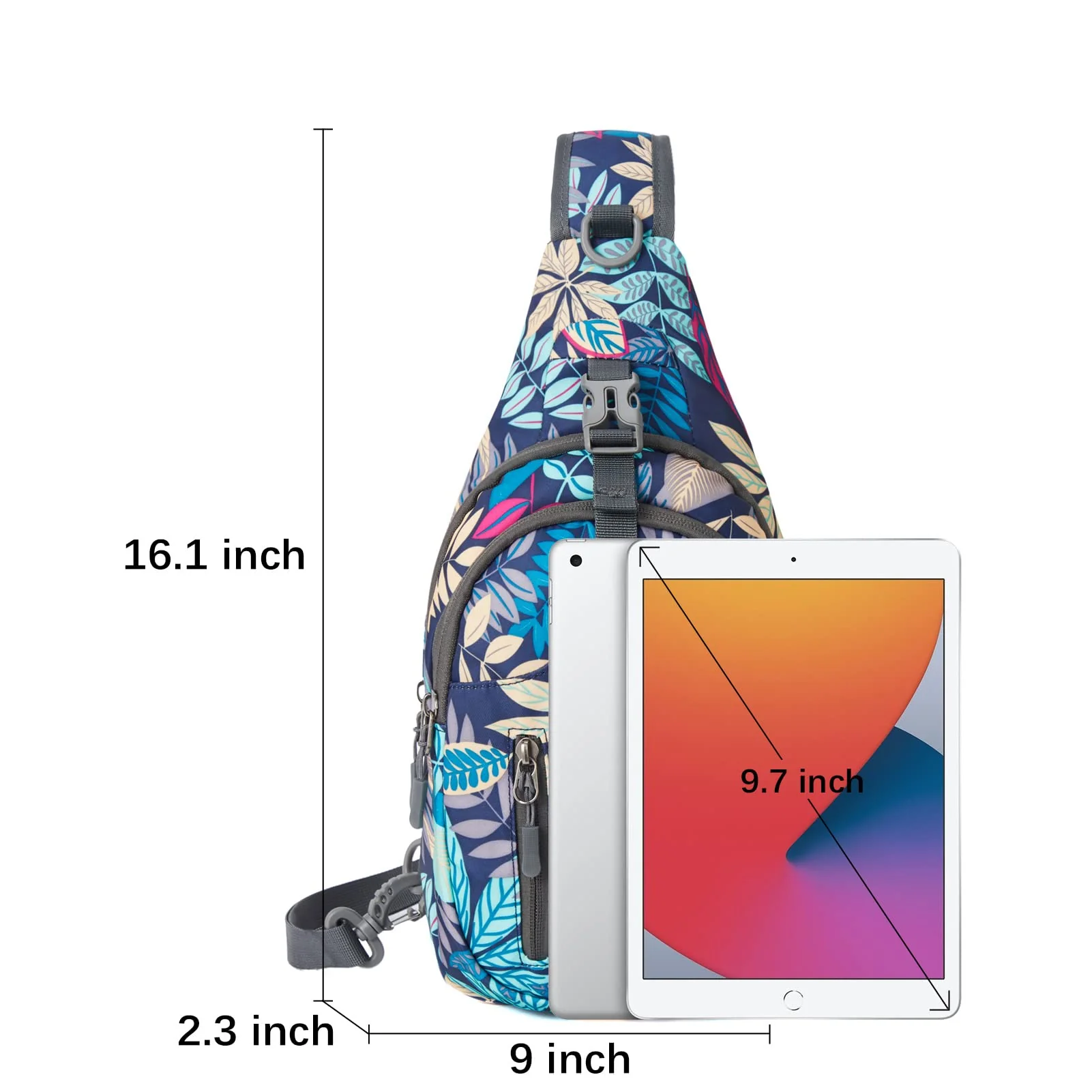 Nova Multi Pocket Hiking Chest Bag - Image 18