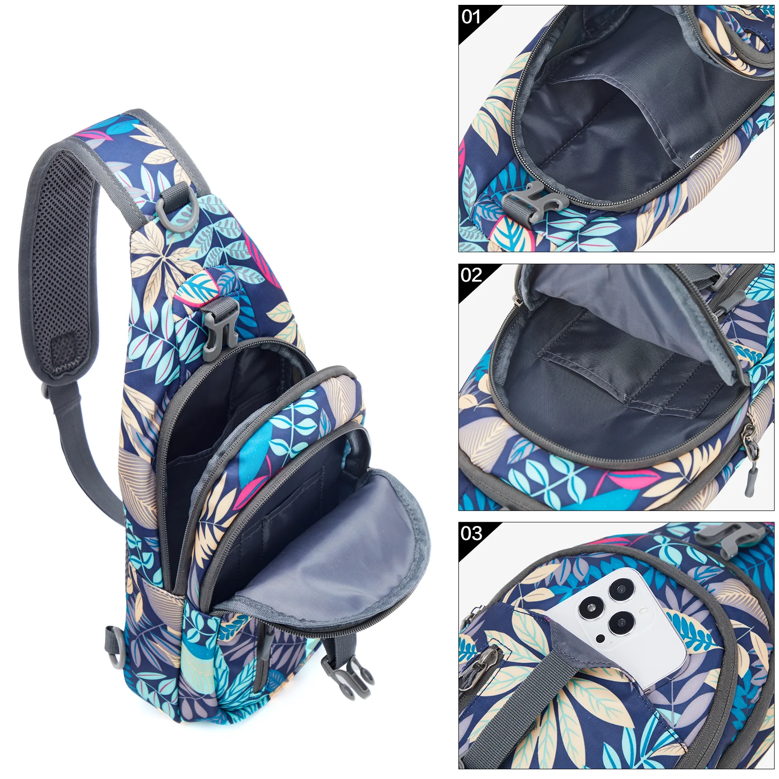 Nova Multi Pocket Hiking Chest Bag - Image 20