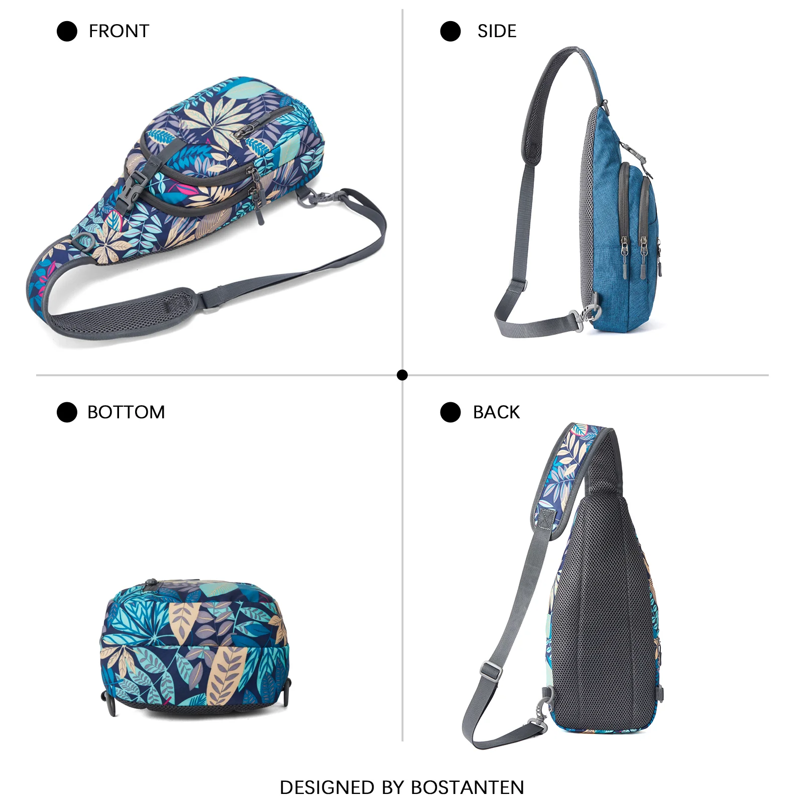 Nova Multi Pocket Hiking Chest Bag - Image 21