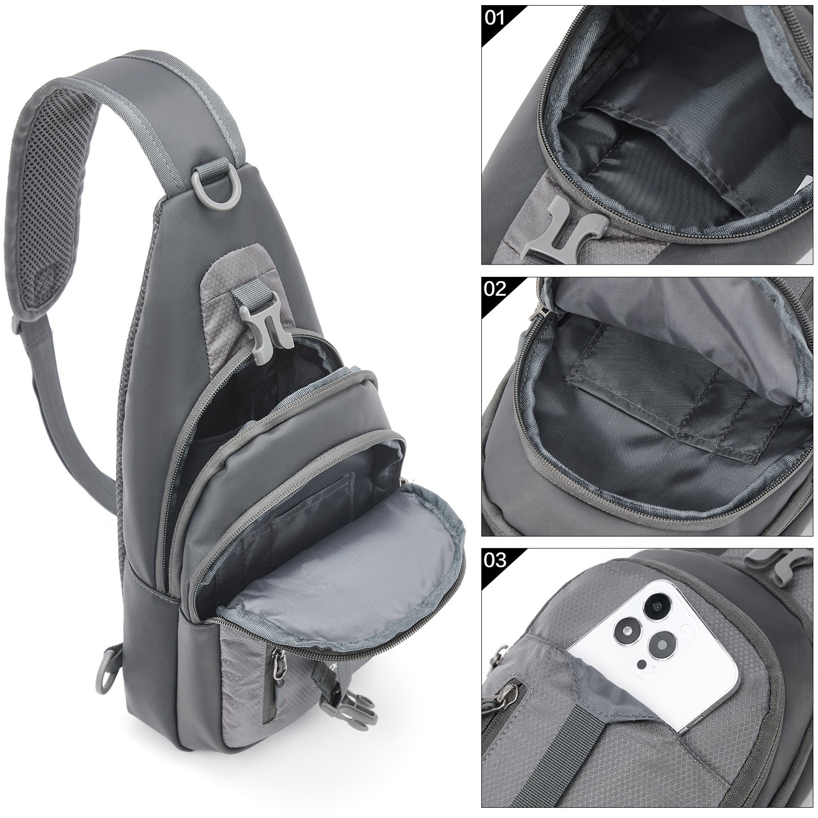 Nova Multi Pocket Hiking Chest Bag - Image 27
