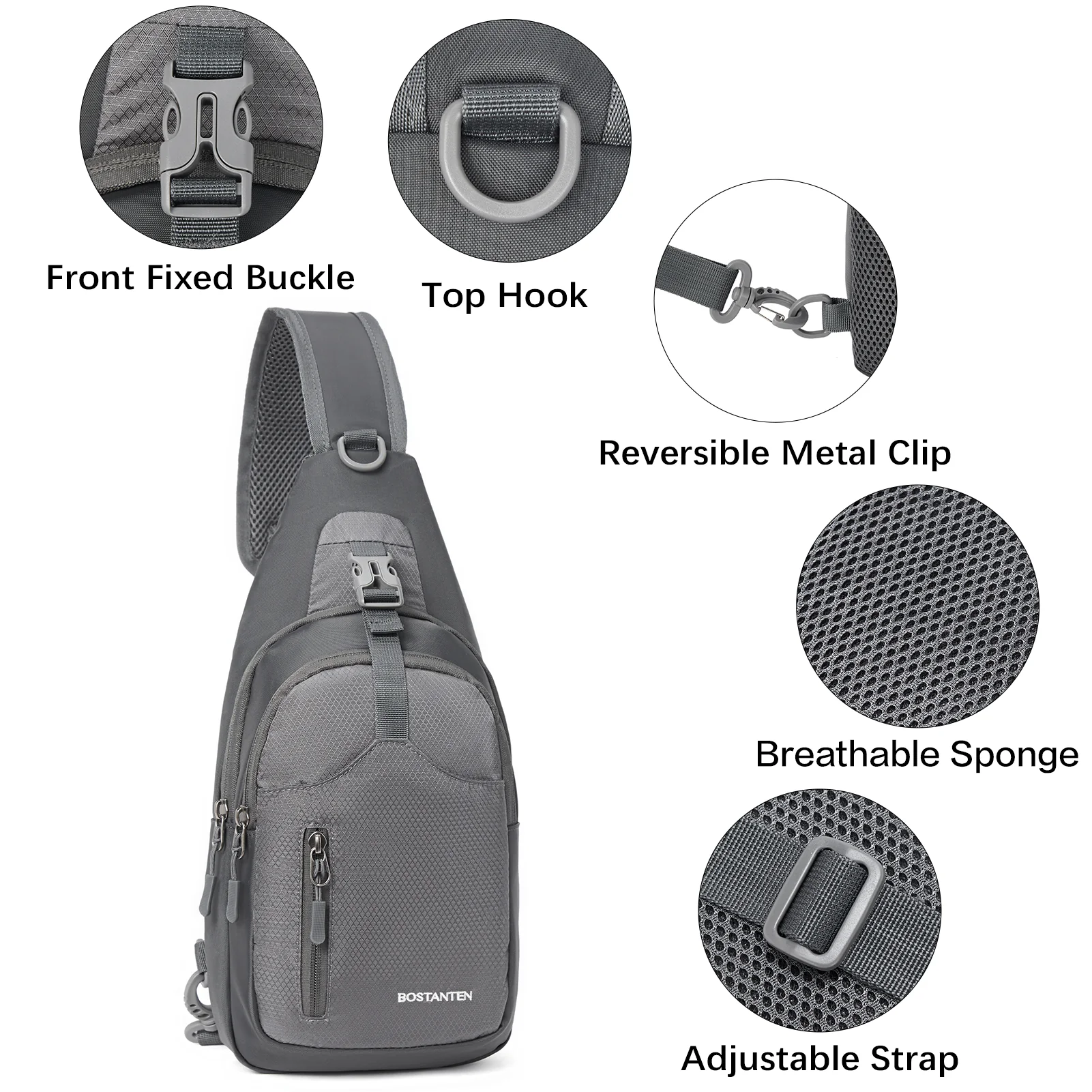 Nova Multi Pocket Hiking Chest Bag - Image 30
