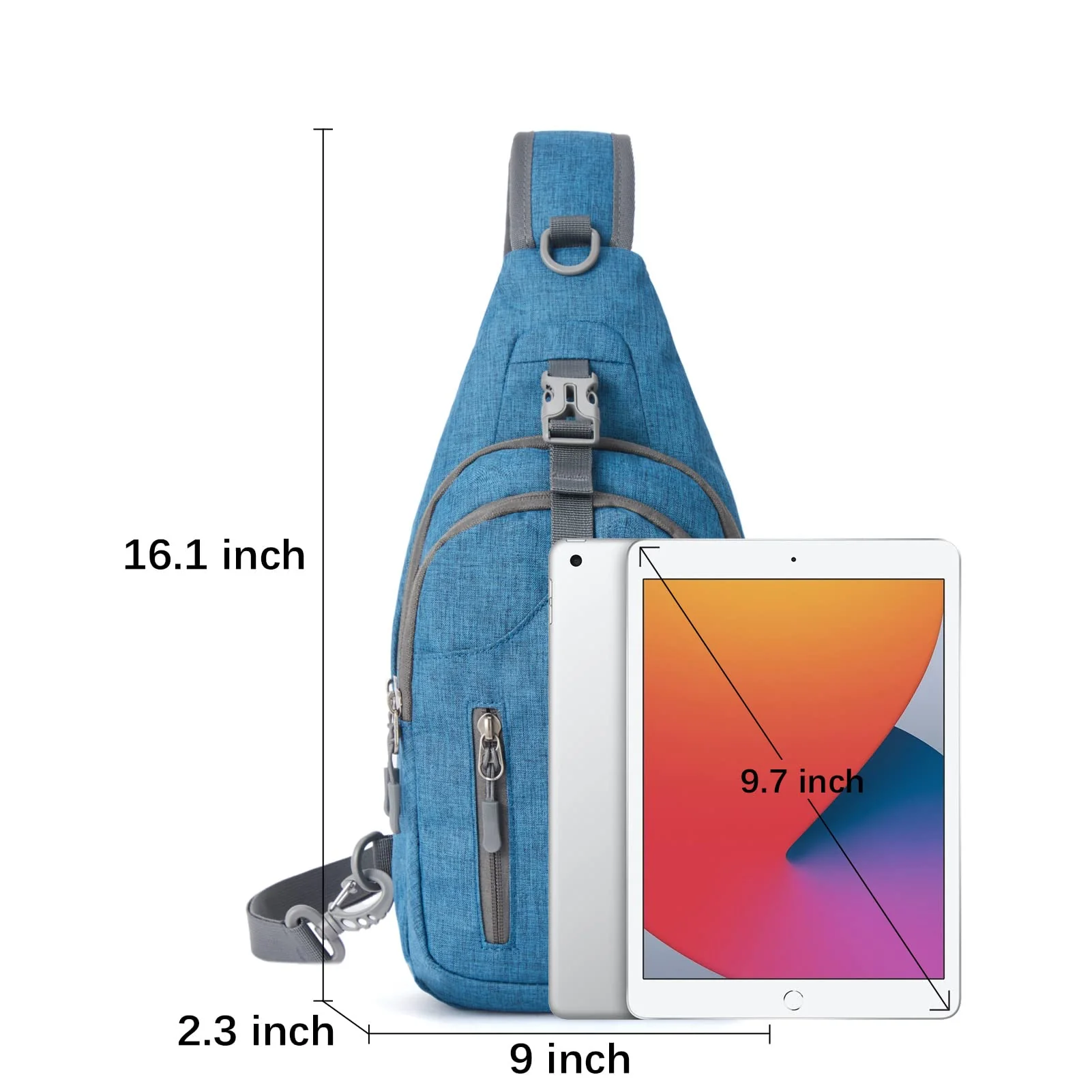 Nova Multi Pocket Hiking Chest Bag - Image 34