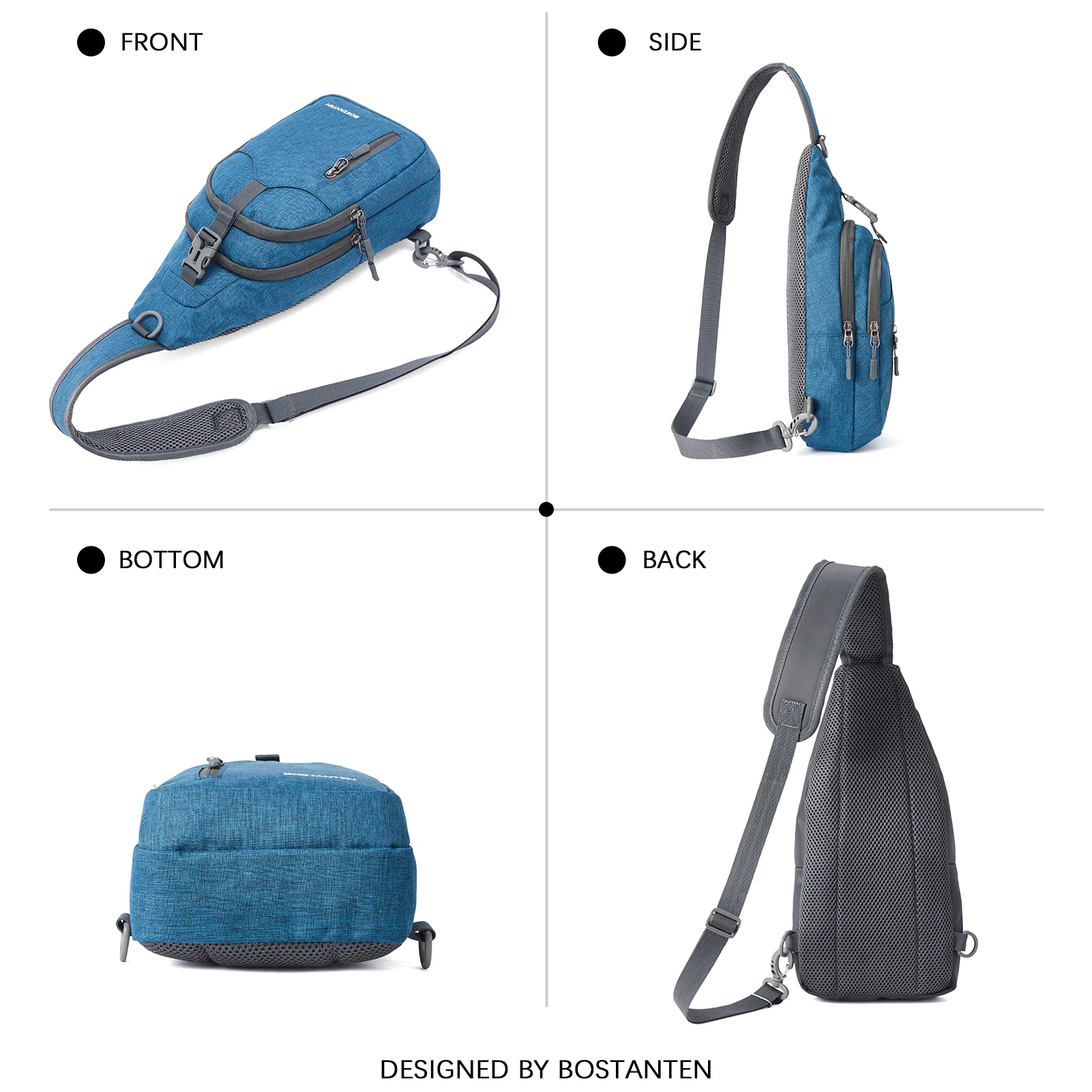 Nova Multi Pocket Hiking Chest Bag - Image 37