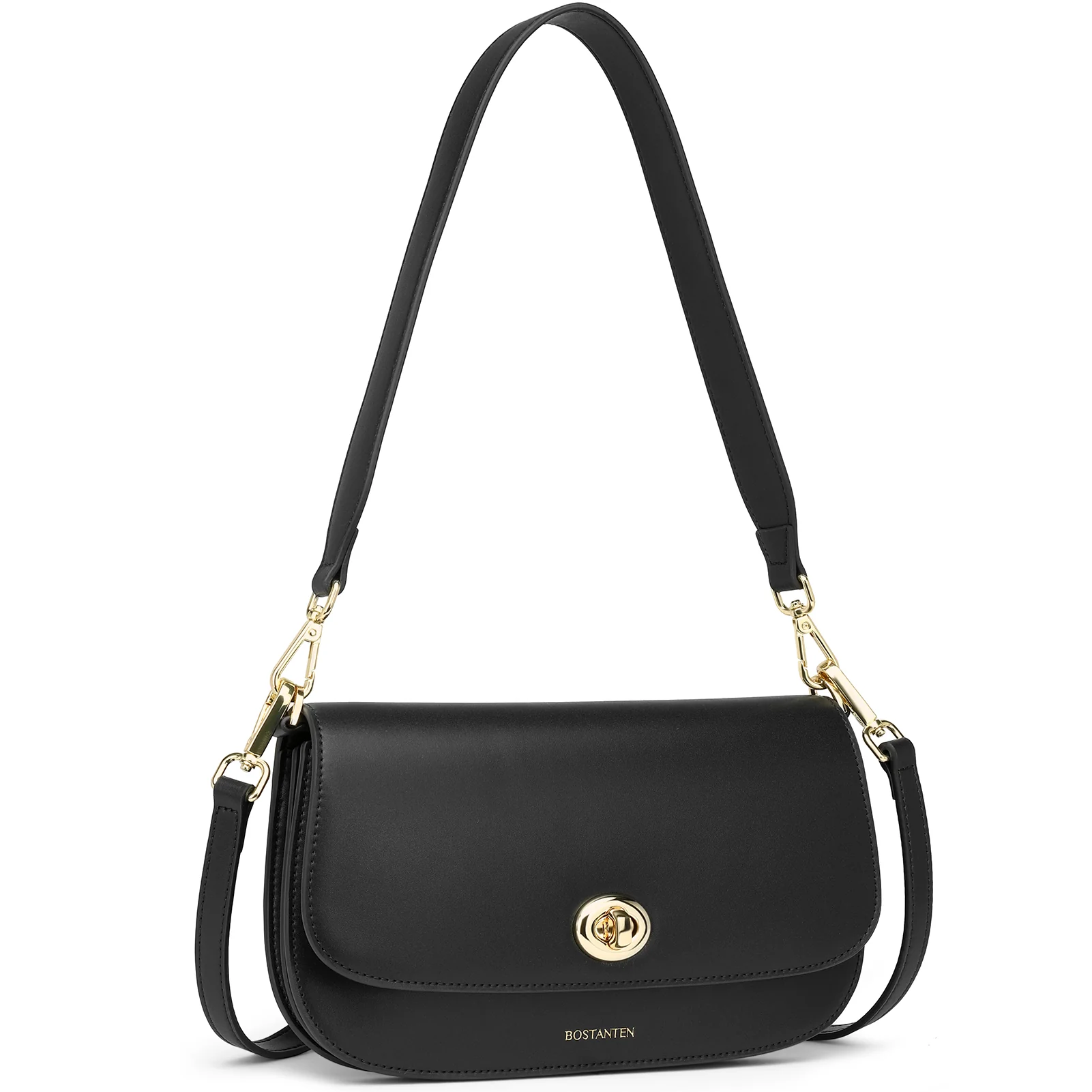 BOSTANTEN Small Crossbody Bag for Women Leather Top-handle Handbag Designer Shouldr Purse - Image 4