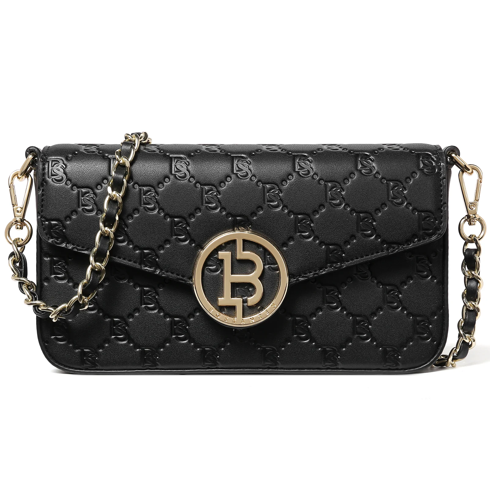 BOSTANTEN Small Crossbody Bags for Women Quilted Leather Designer Shoulder Bag with Chain Strap - Image 2