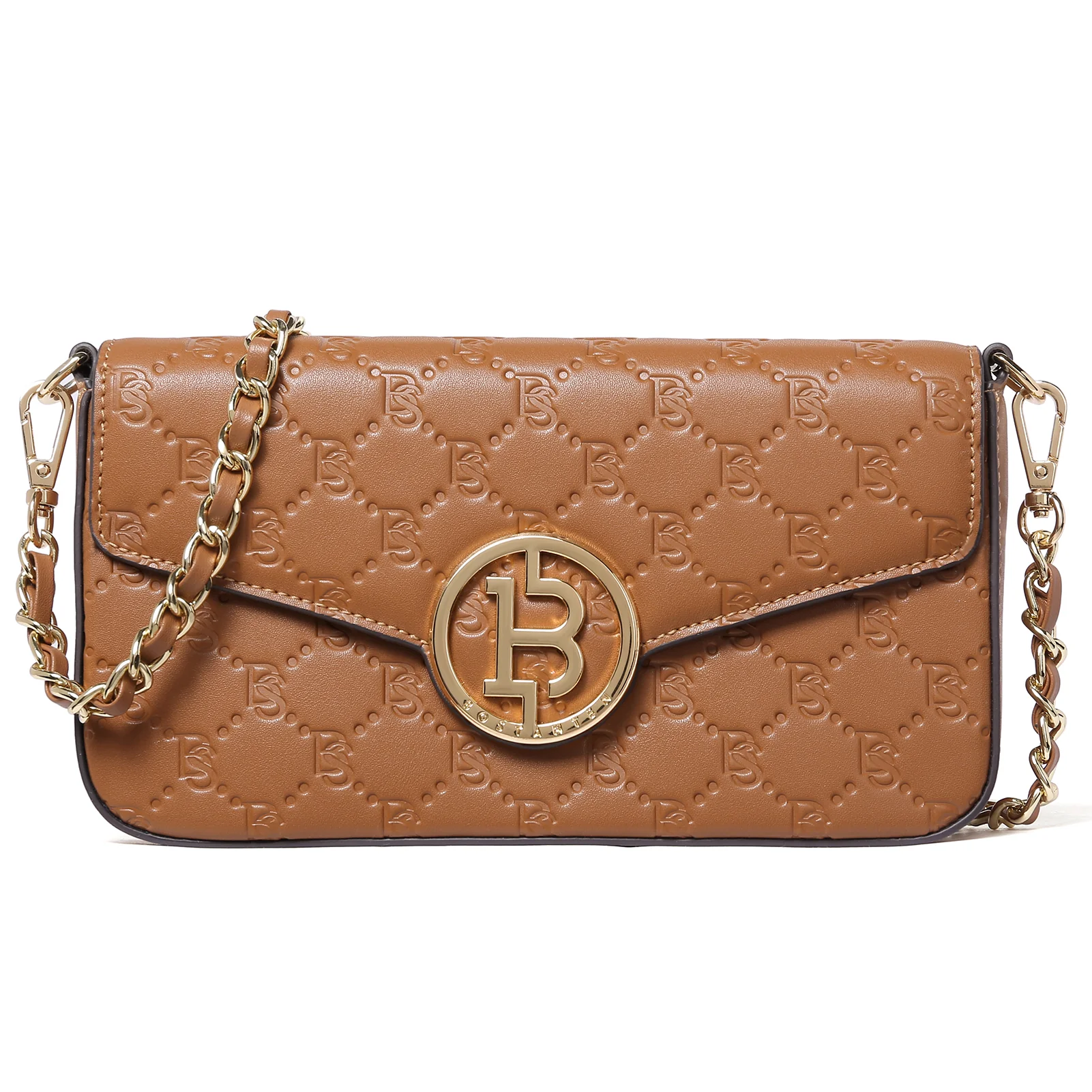 BOSTANTEN Small Crossbody Bags for Women Quilted Leather Designer Shoulder Bag with Chain Strap - Image 8