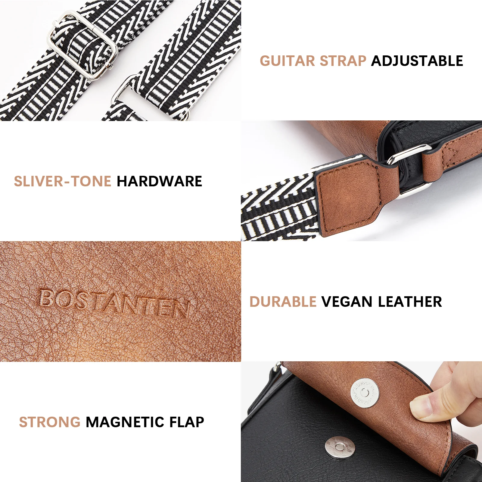 Phone Crossbody Bag - Magnetic Front Flap - Image 15