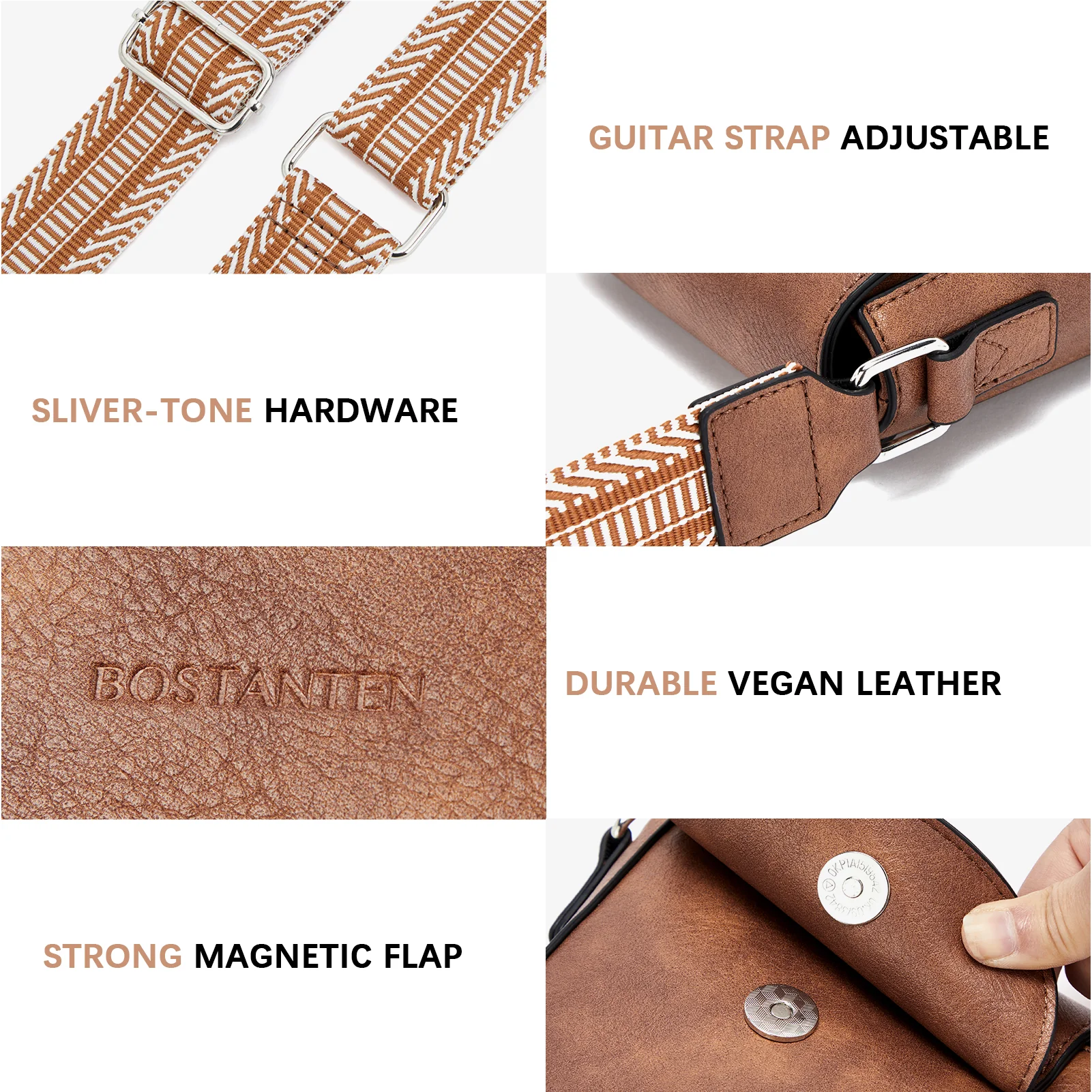 Phone Crossbody Bag - Magnetic Front Flap - Image 24