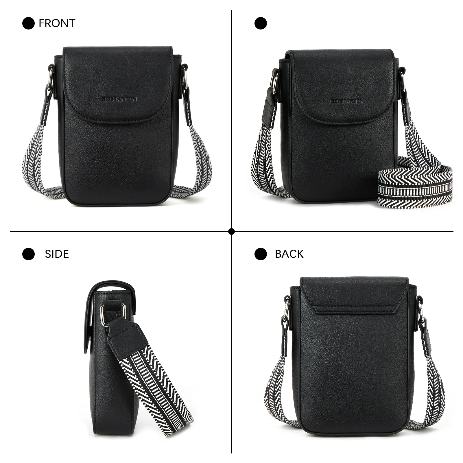 Phone Crossbody Bag - Magnetic Front Flap - Image 35