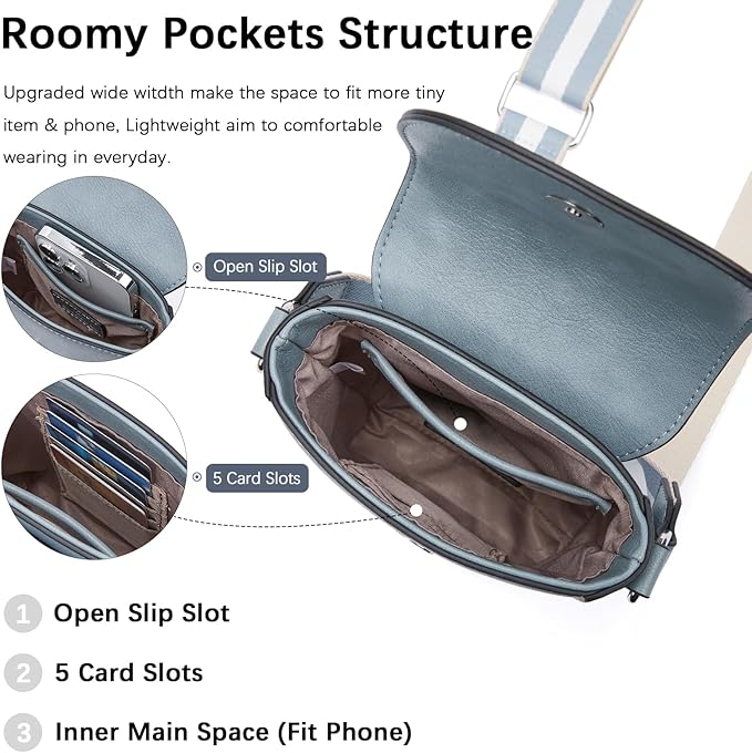 Phone Crossbody Bag - Magnetic Front Flap - Image 58