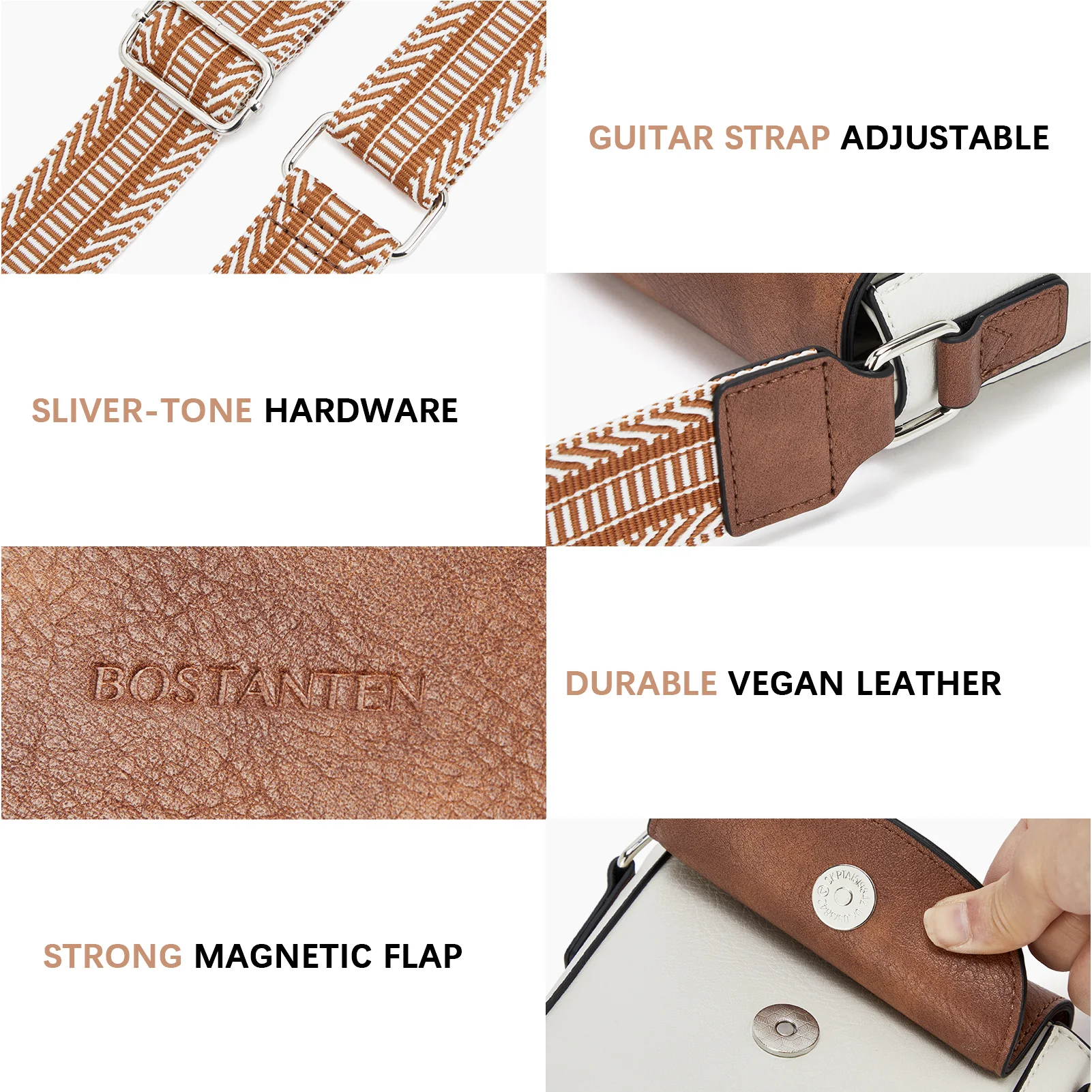 Phone Crossbody Bag - Magnetic Front Flap - Image 6