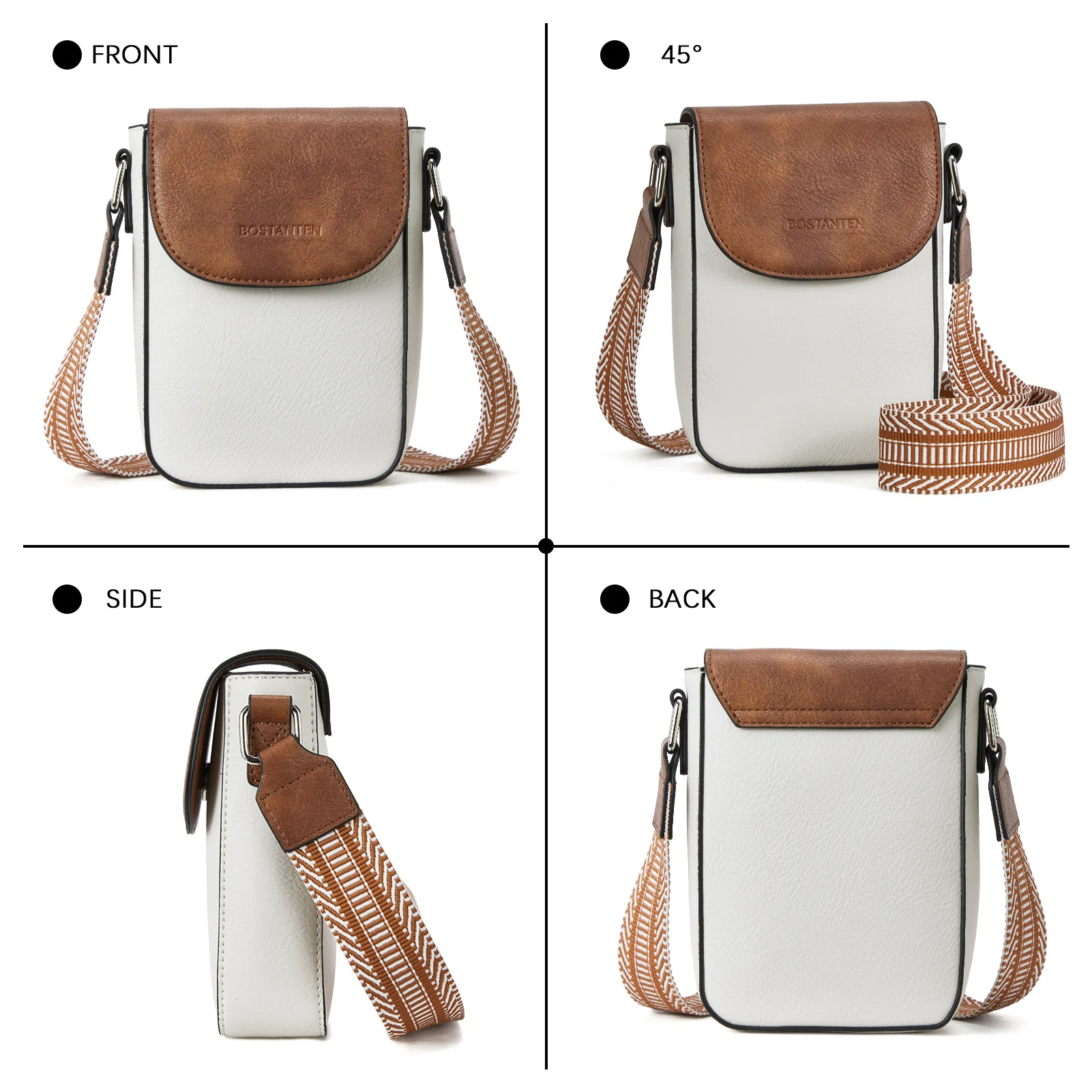 Phone Crossbody Bag - Magnetic Front Flap - Image 8
