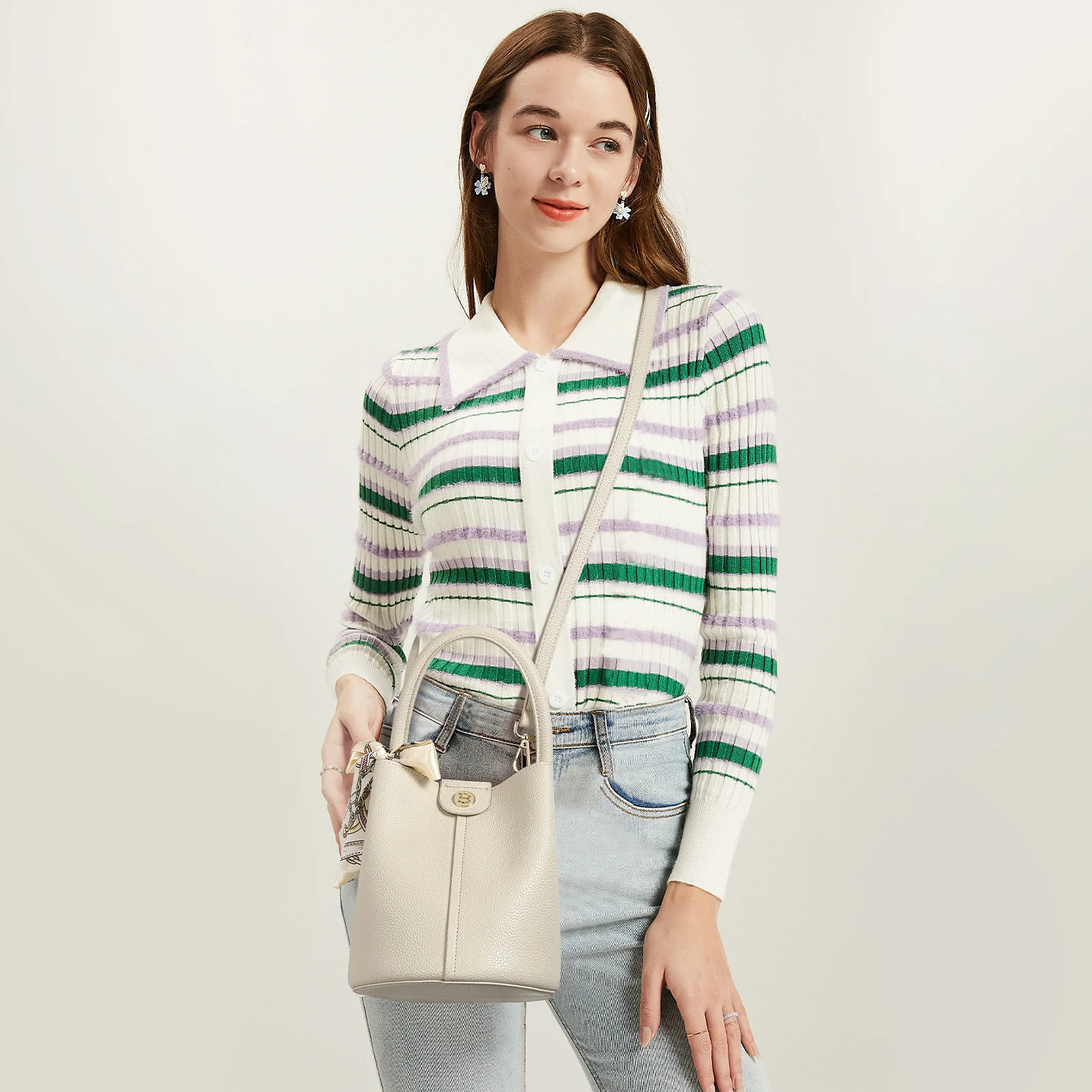Harper Jones Bucket Bag – Chic Elegance with Versatile Style - Image 11