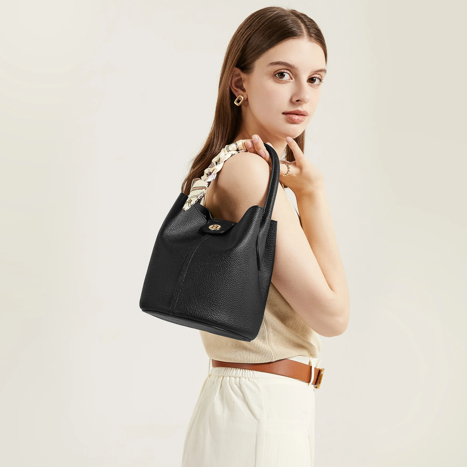 Harper Jones Bucket Bag – Chic Elegance with Versatile Style - Image 18