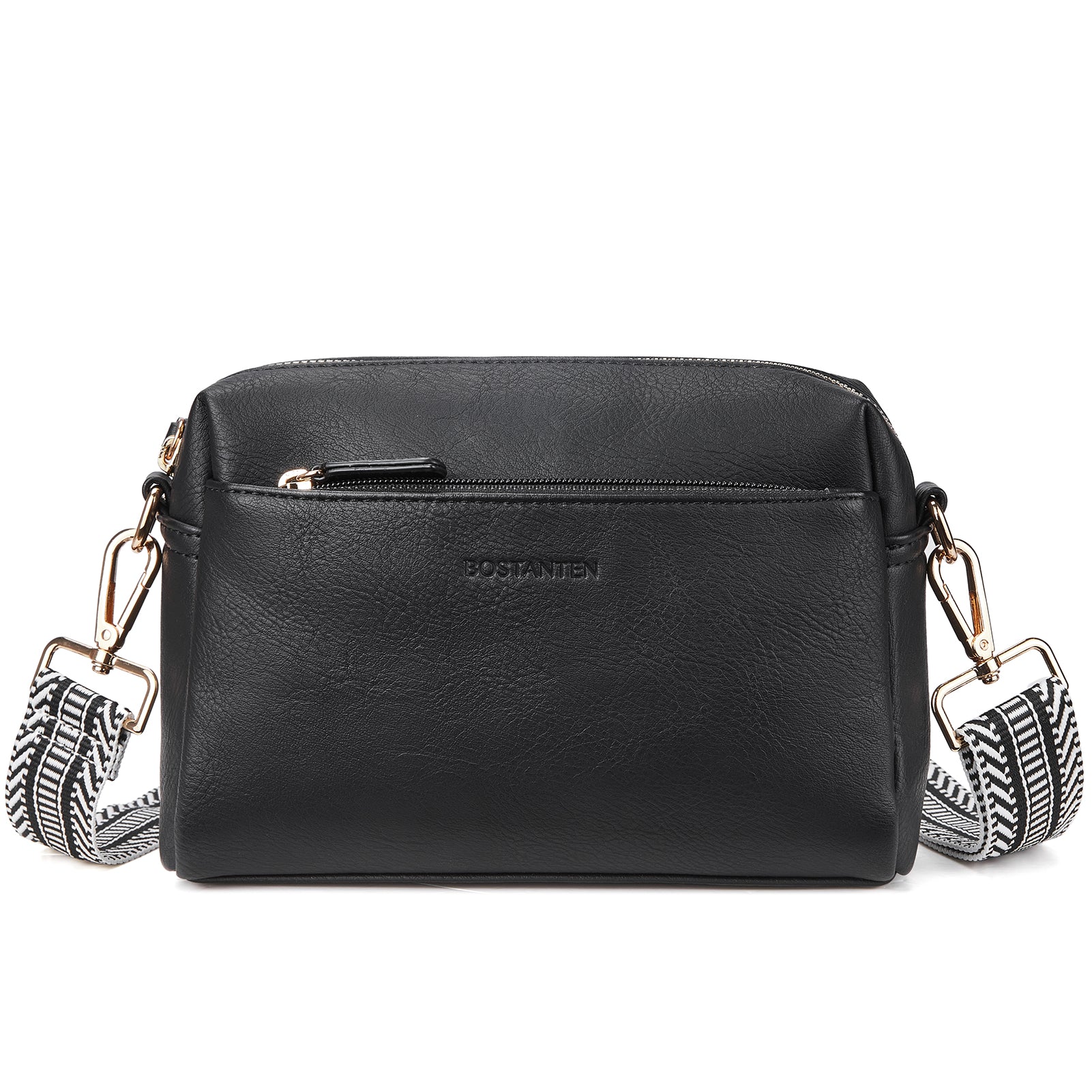Nola Keep Your Essentials Organized with a Triple Zip Cell Phone Leather Handbag - Image 17