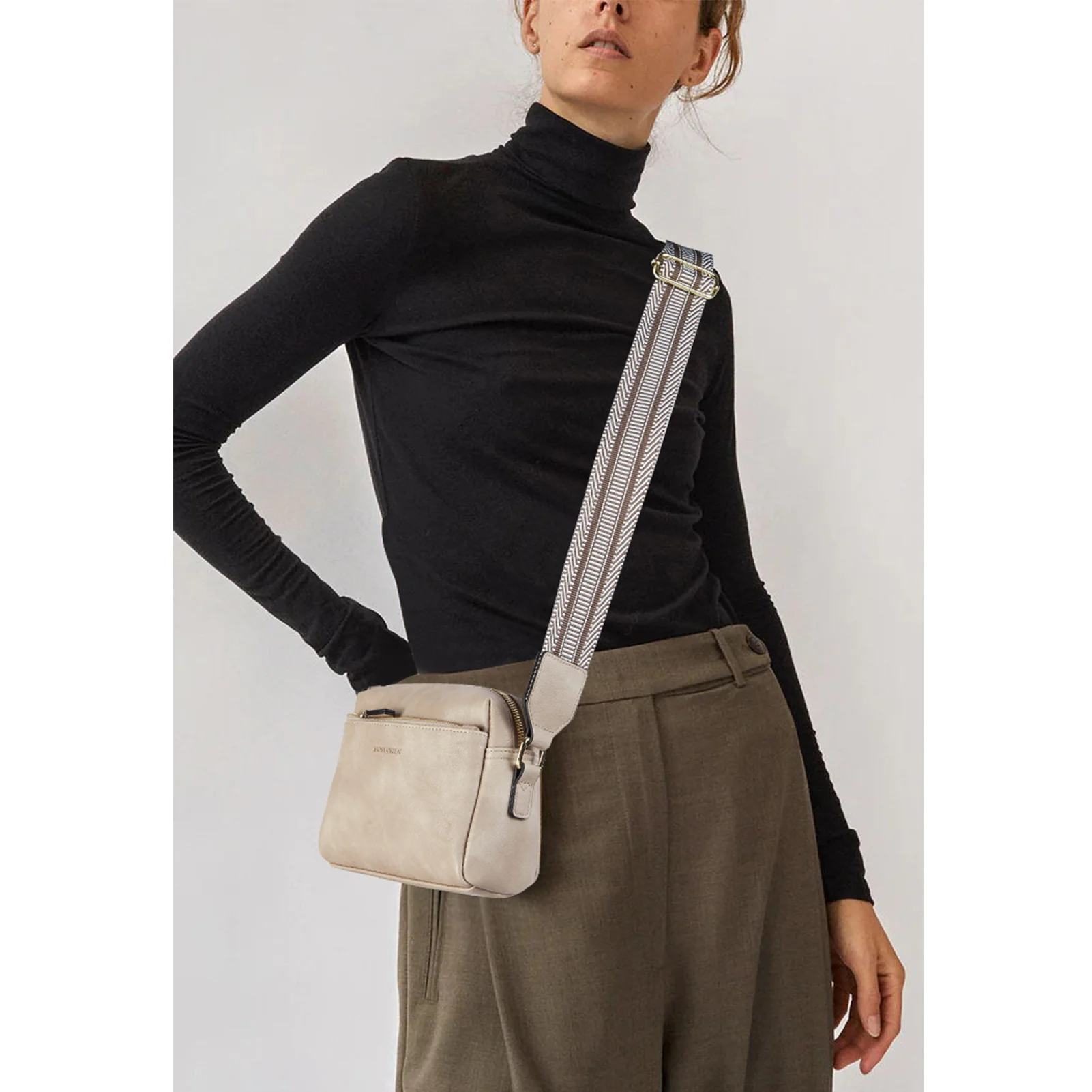 Nola Keep Your Essentials Organized with a Triple Zip Cell Phone Leather Handbag - Image 29