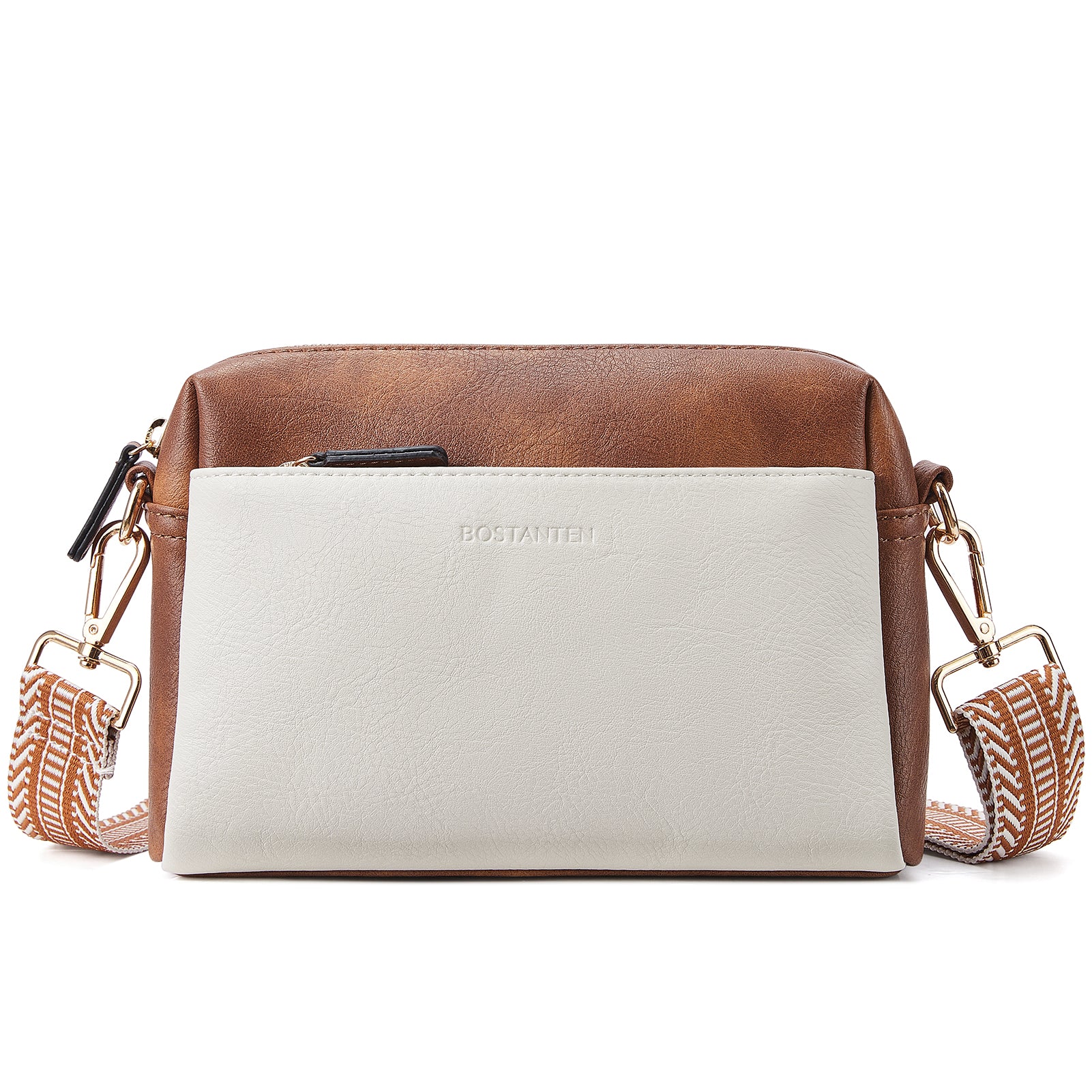 Nola Keep Your Essentials Organized with a Triple Zip Cell Phone Leather Handbag - Image 38