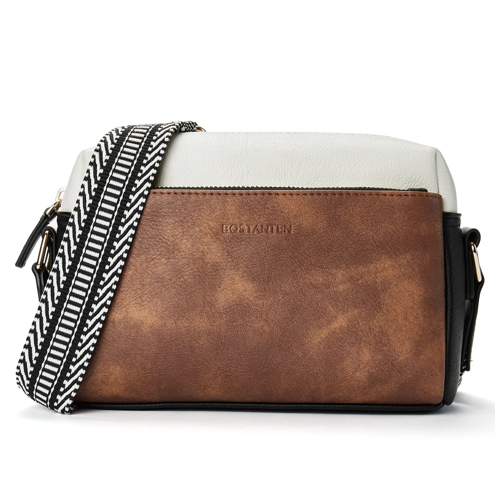 Nola Keep Your Essentials Organized with a Triple Zip Cell Phone Leather Handbag - Image 51
