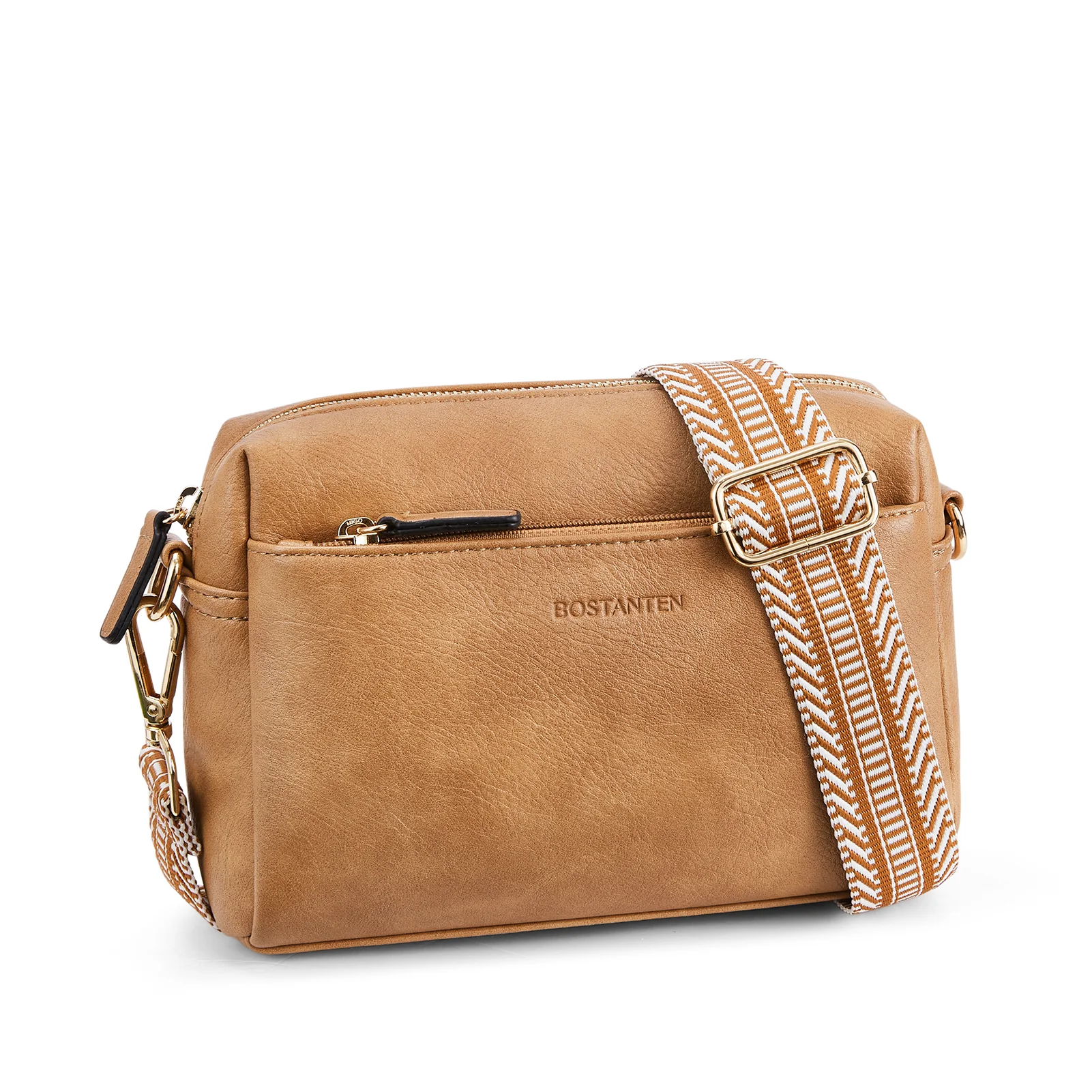 Nola Keep Your Essentials Organized with a Triple Zip Cell Phone Leather Handbag - Image 53