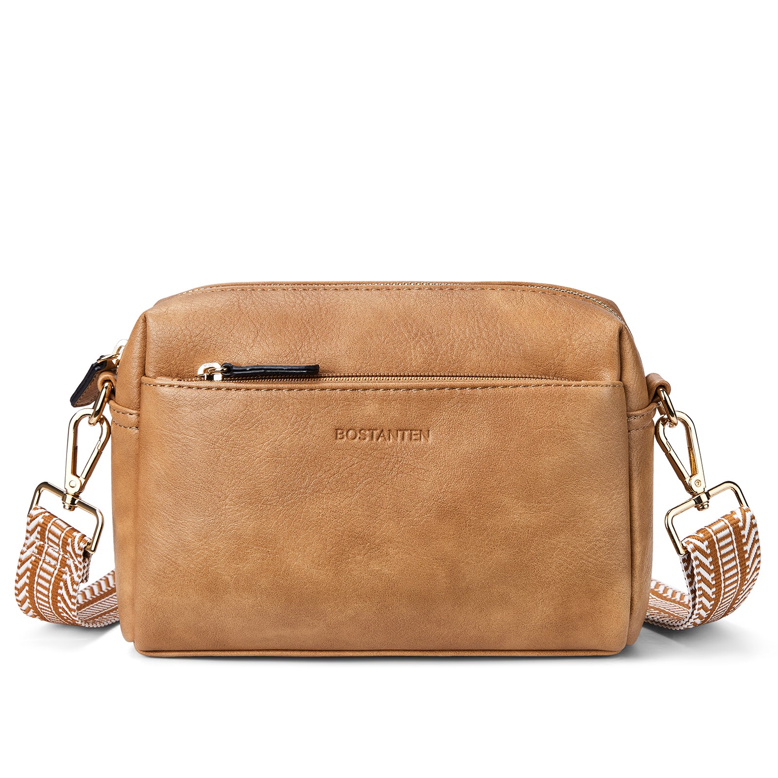 Nola Keep Your Essentials Organized with a Triple Zip Cell Phone Leather Handbag - Image 55