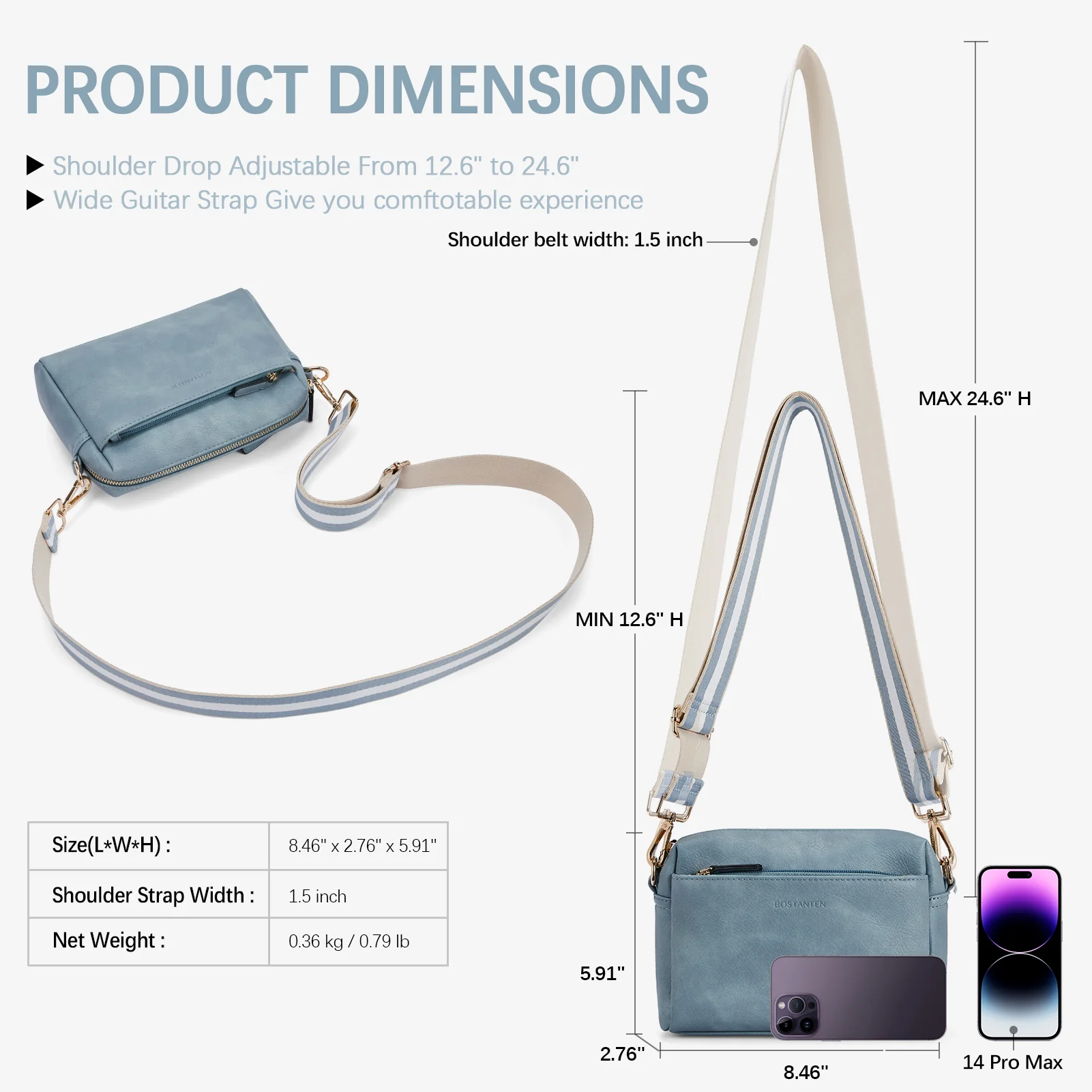 Nola Keep Your Essentials Organized with a Triple Zip Cell Phone Leather Handbag - Image 65