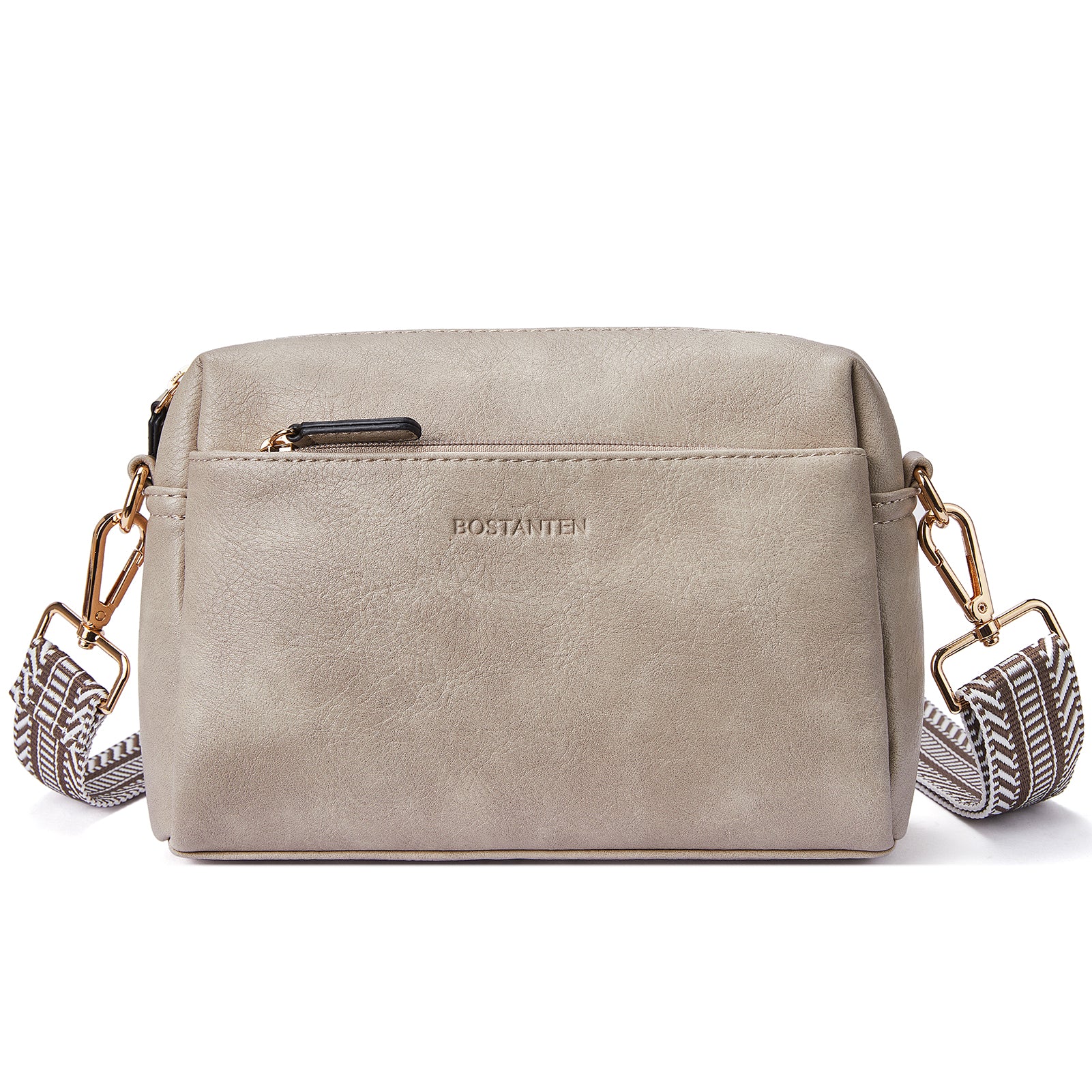 Nola Keep Your Essentials Organized with a Triple Zip Cell Phone Leather Handbag - Image 69