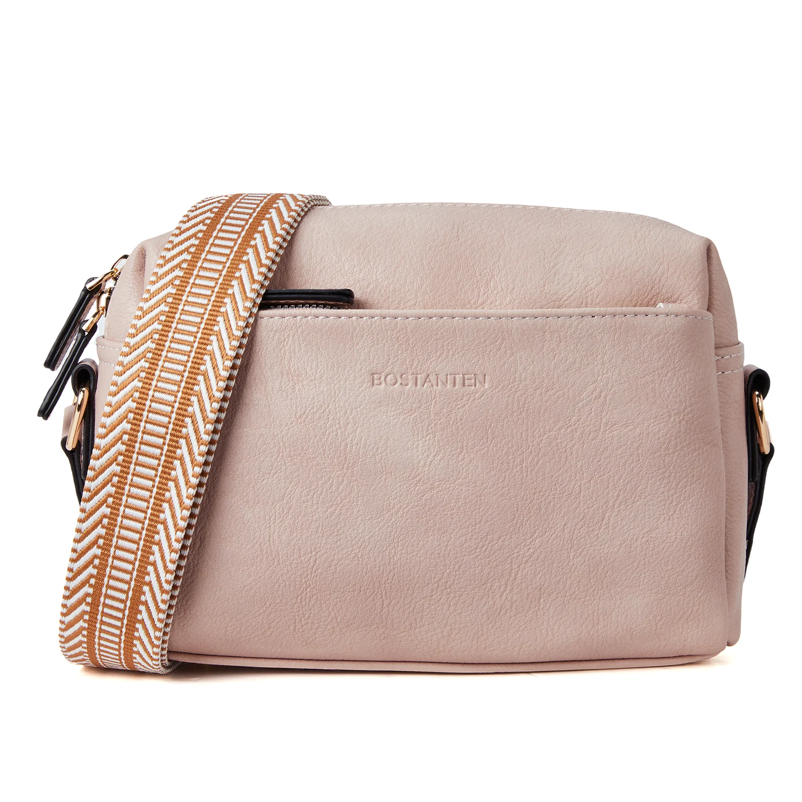 Nola Keep Your Essentials Organized with a Triple Zip Cell Phone Leather Handbag - Image 83