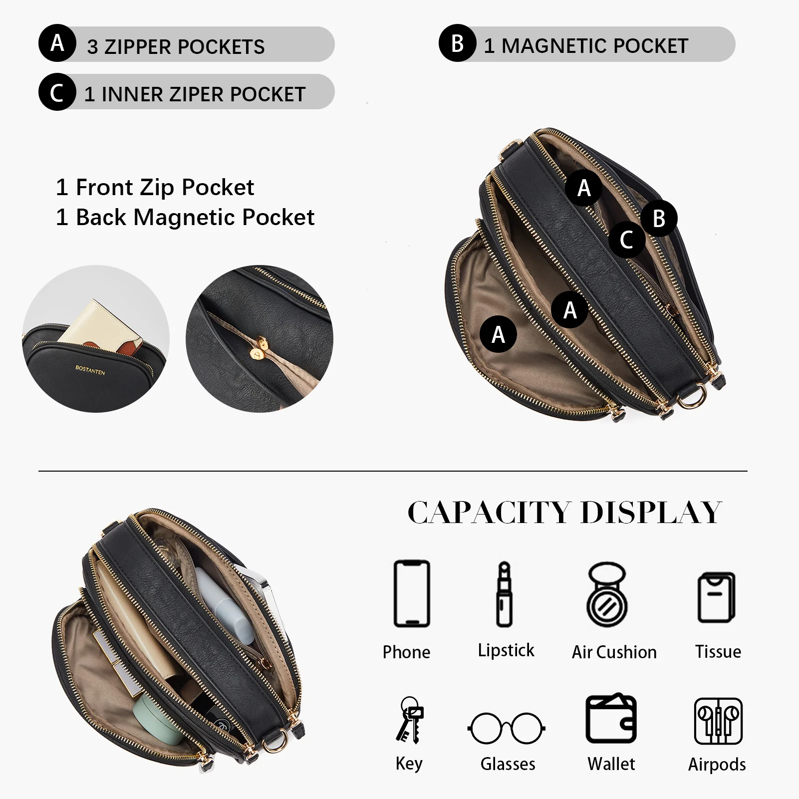 Nola Stay Hands-Free and Organized with a Small Crossbody Purse for Travel - Image 13