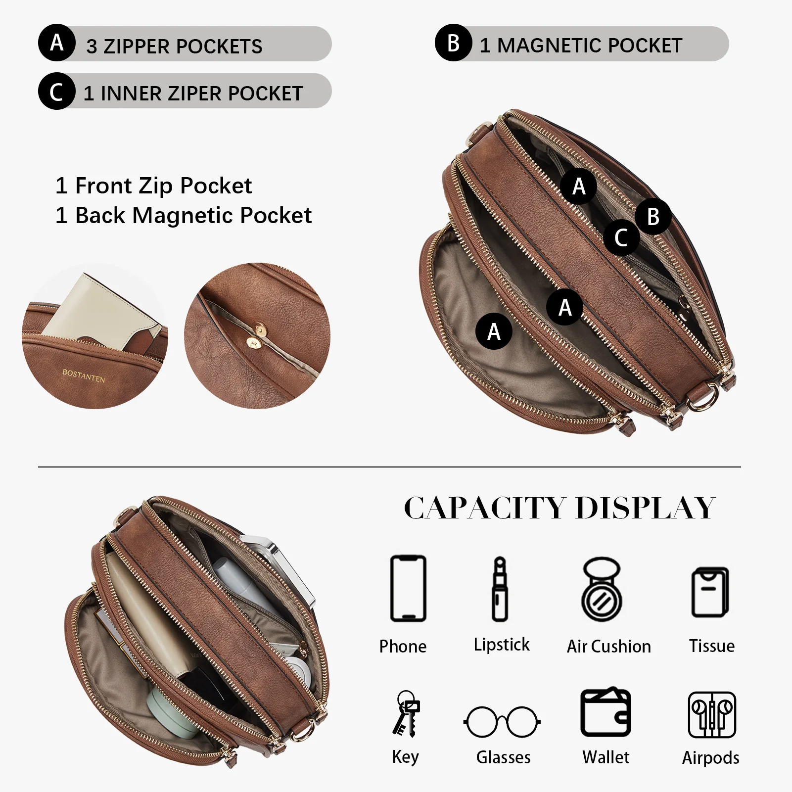 Nola Stay Hands-Free and Organized with a Small Crossbody Purse for Travel - Image 20