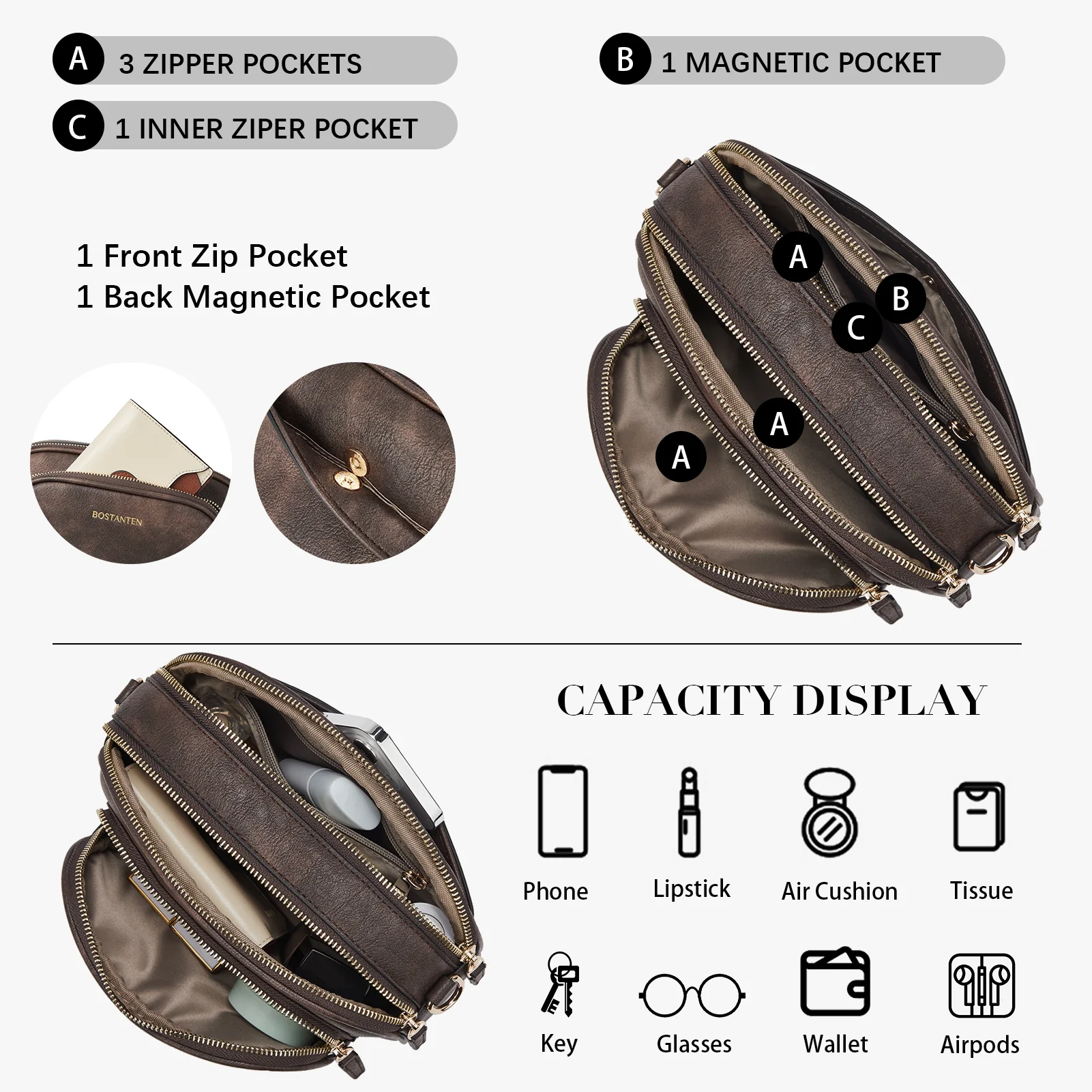 Nola Stay Hands-Free and Organized with a Small Crossbody Purse for Travel - Image 27