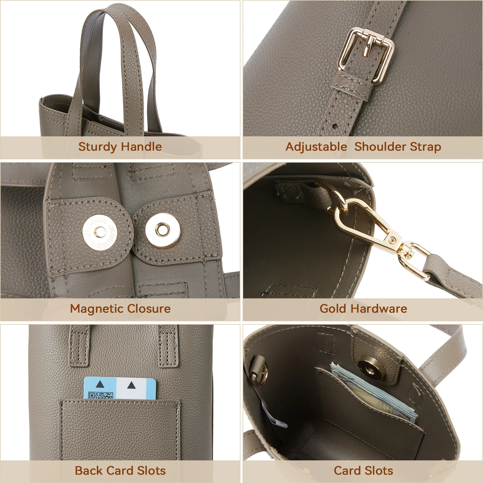 Evelyn Trendy Phone Crossbody Bag - Built in Card Slots - Image 27