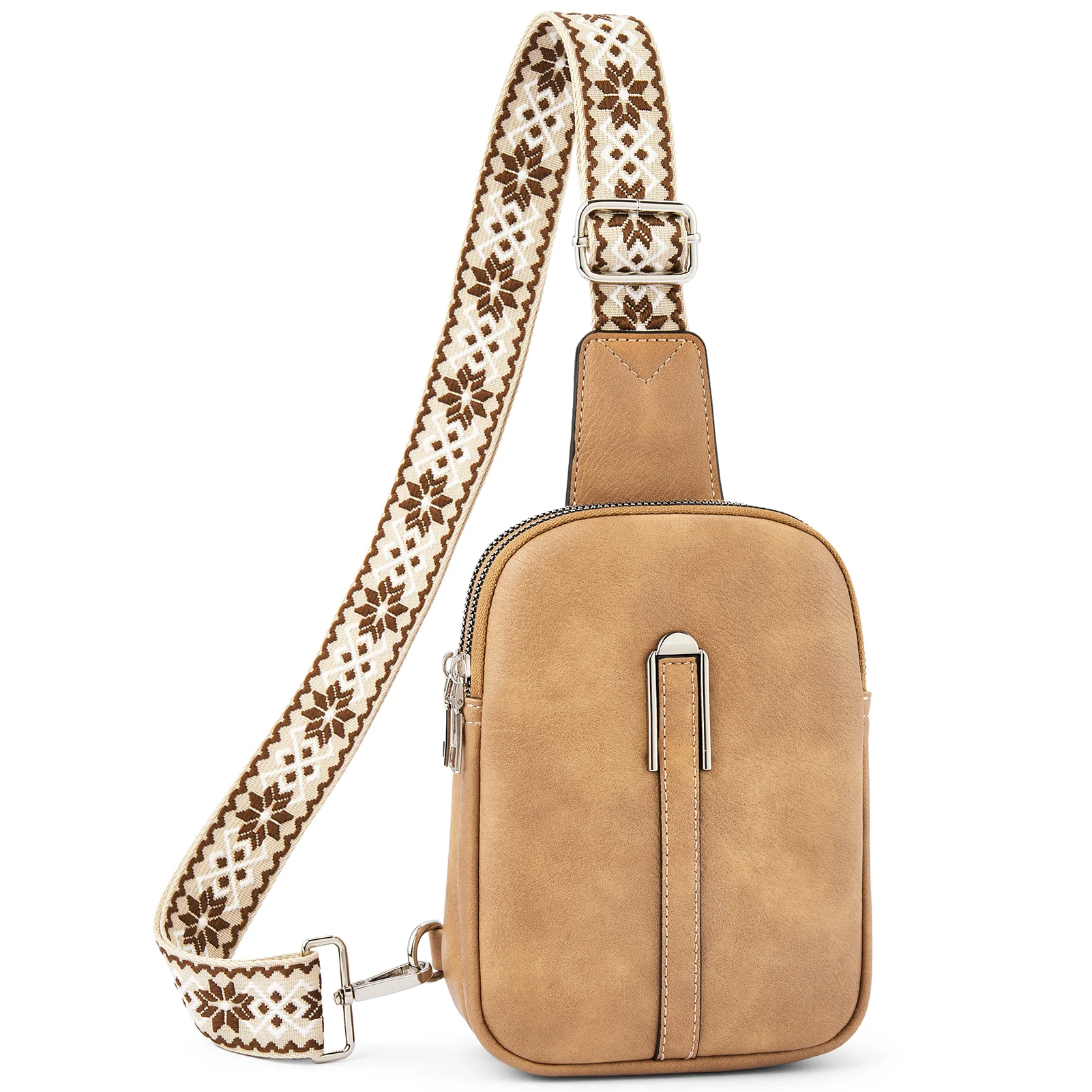 Aurora Adjustable Embroidered Shoulder Strap  Crossbody Bag for Women - Image 26