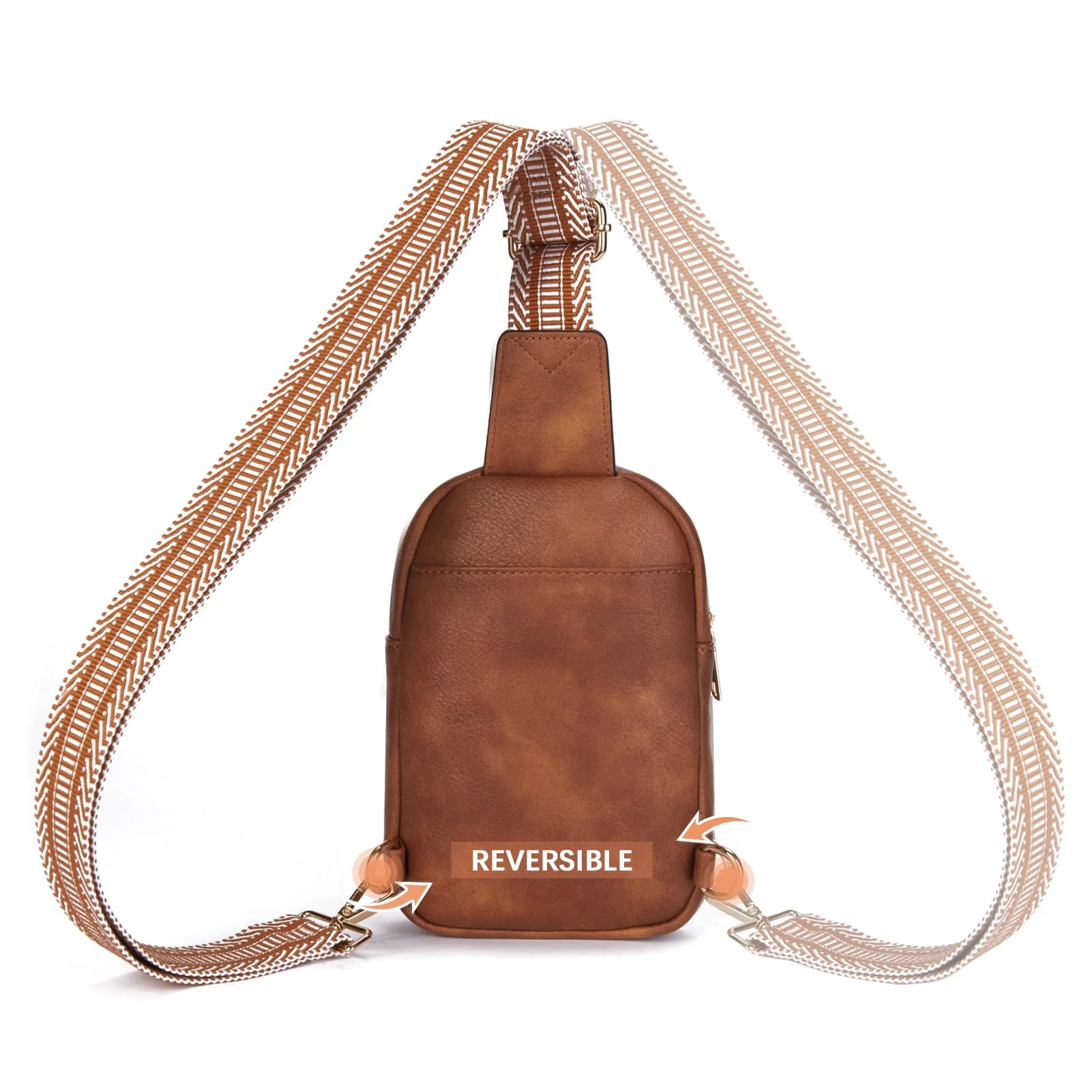 Arrio Reversible Strap Women's Leather Leather Sling Bag - Image 24