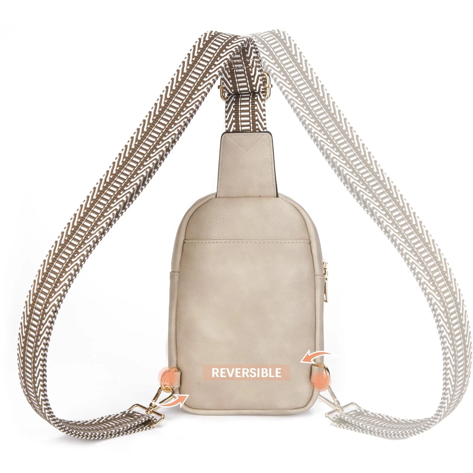 Arrio Reversible Strap Women's Leather Leather Sling Bag - Image 36