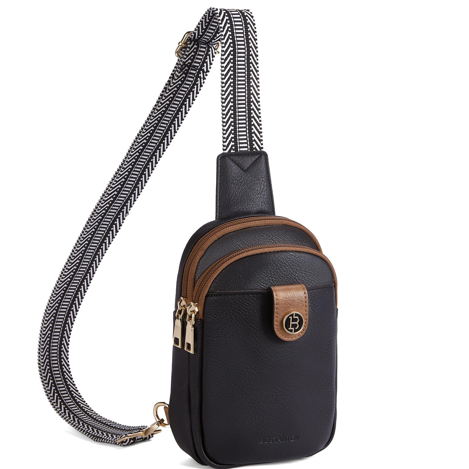 Arrio Reversible Strap Women's Leather Leather Sling Bag - Image 9
