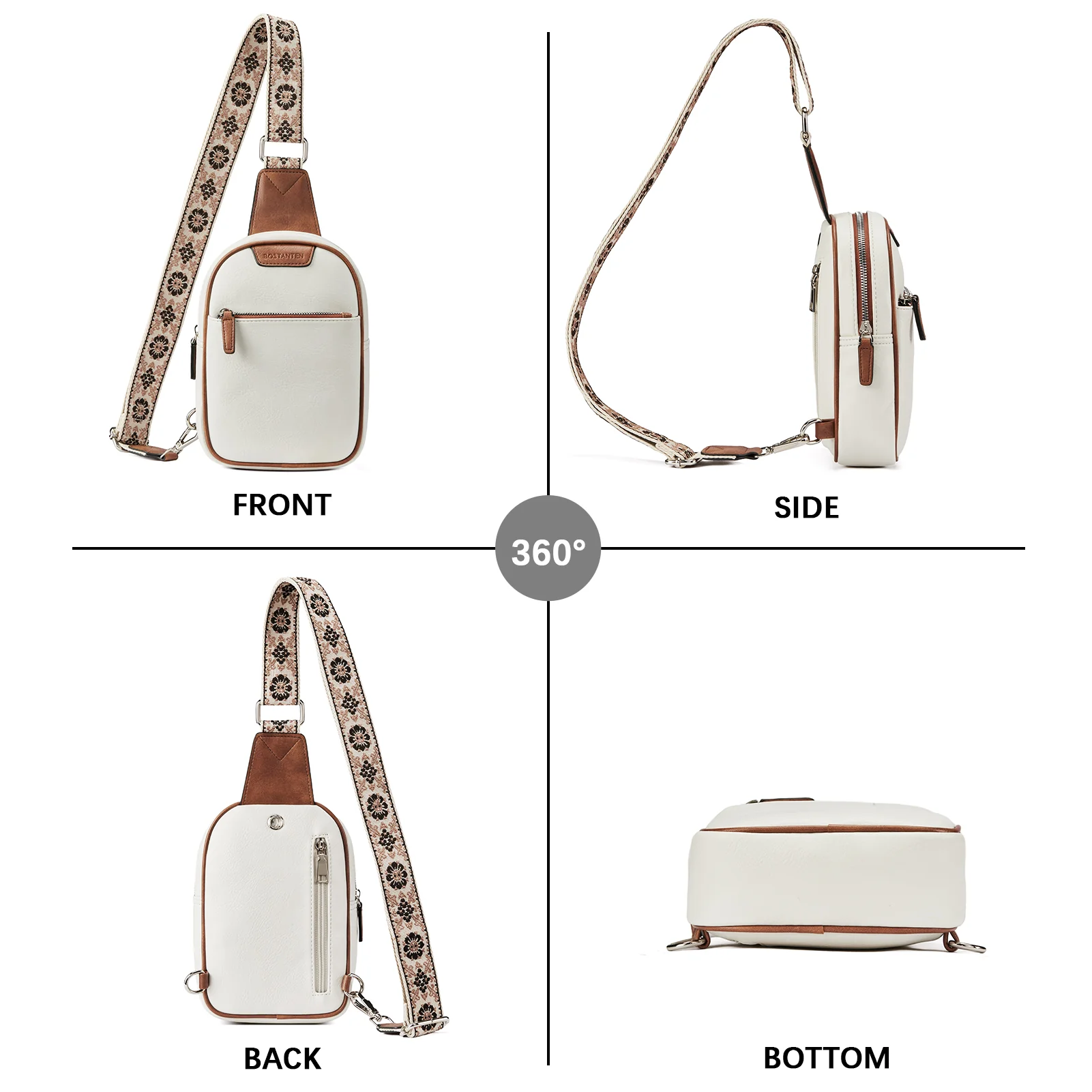 Aurora Anti-Theft Bohemian Shoulder Strap Crossbody Bag - Image 18