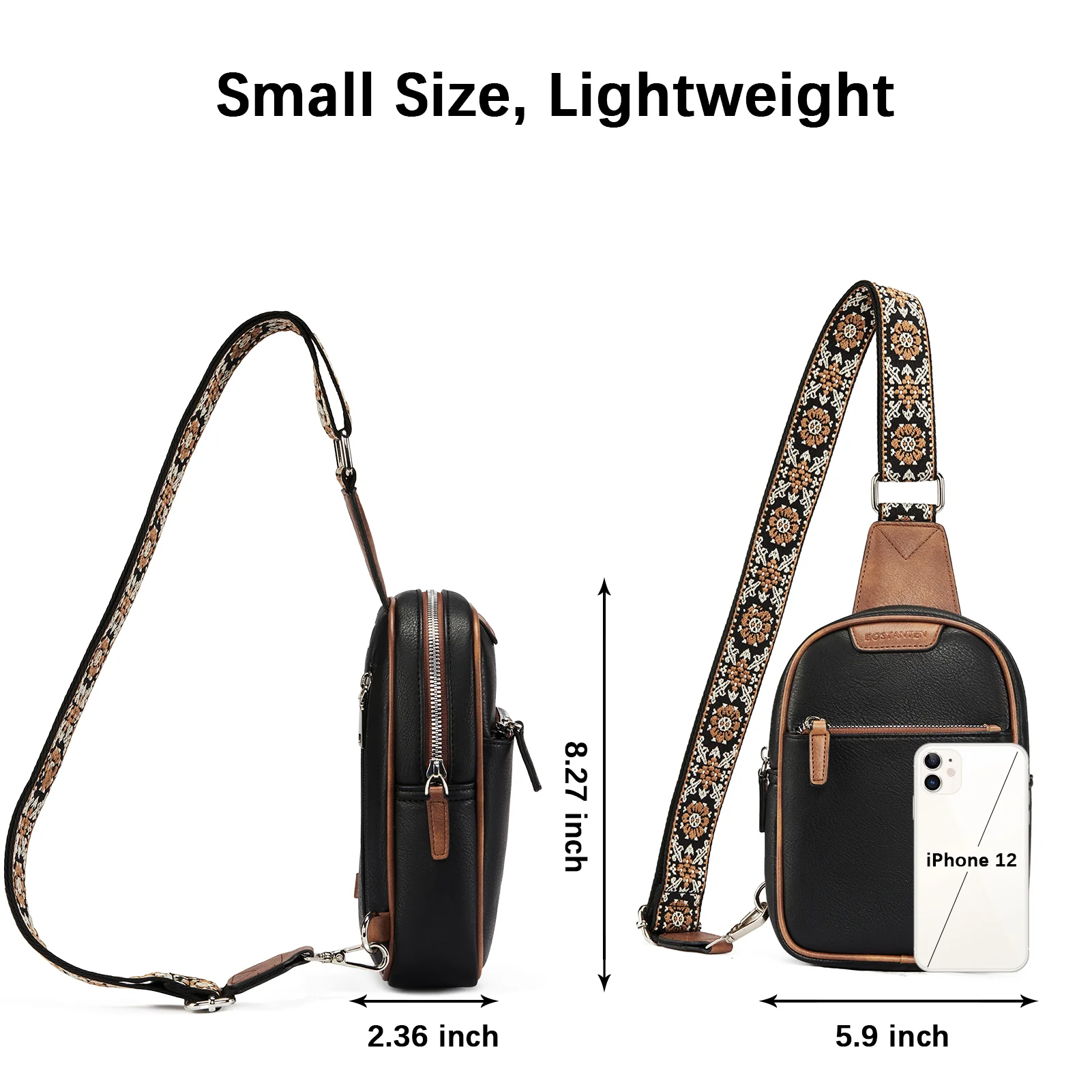 Aurora Anti-Theft Bohemian Shoulder Strap Crossbody Bag - Image 29