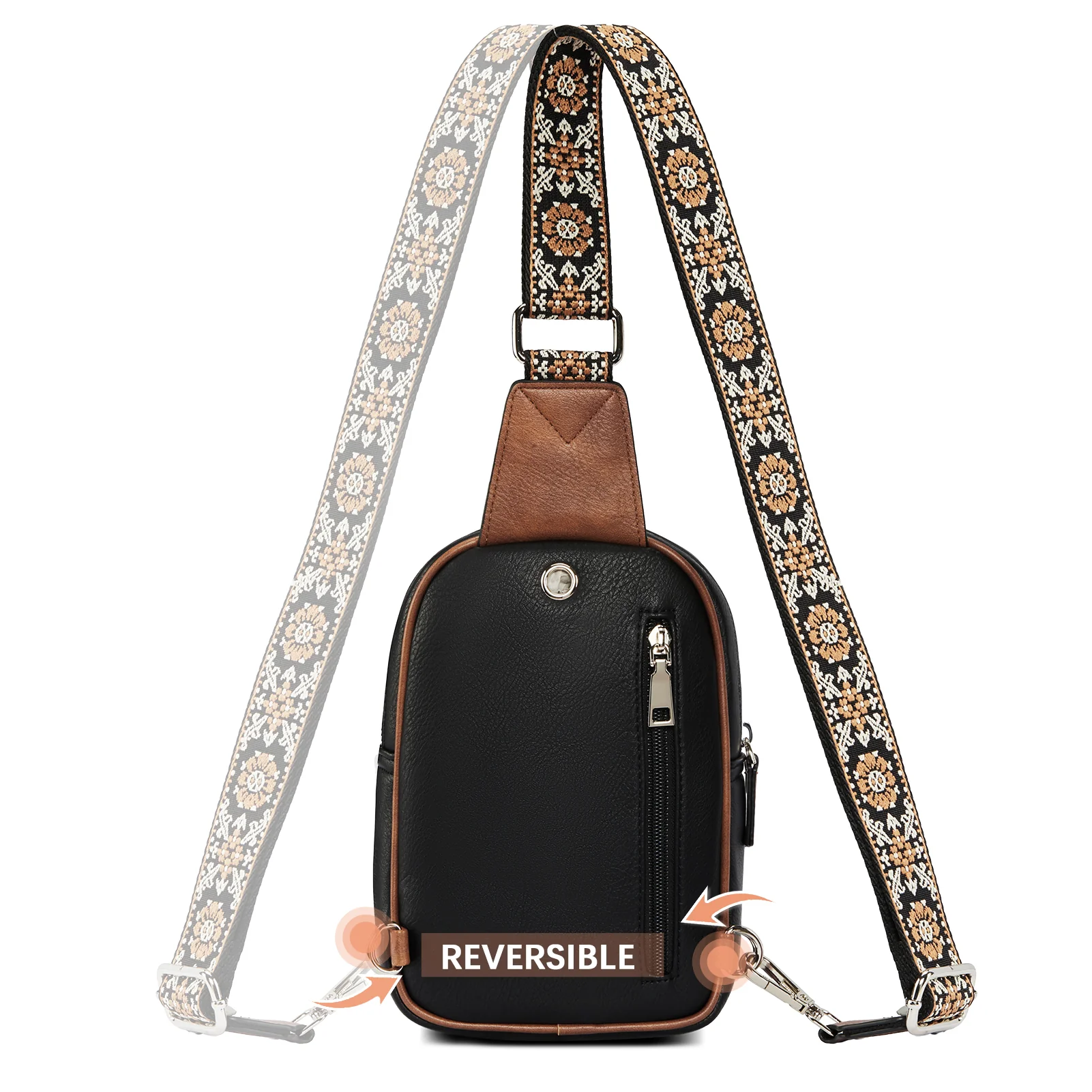 Aurora Anti-Theft Bohemian Shoulder Strap Crossbody Bag - Image 32