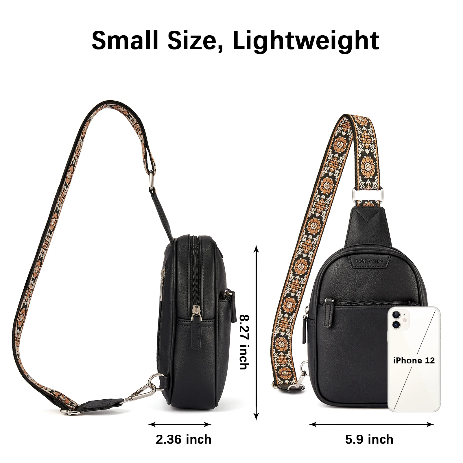 Aurora Anti-Theft Bohemian Shoulder Strap Crossbody Bag - Image 42